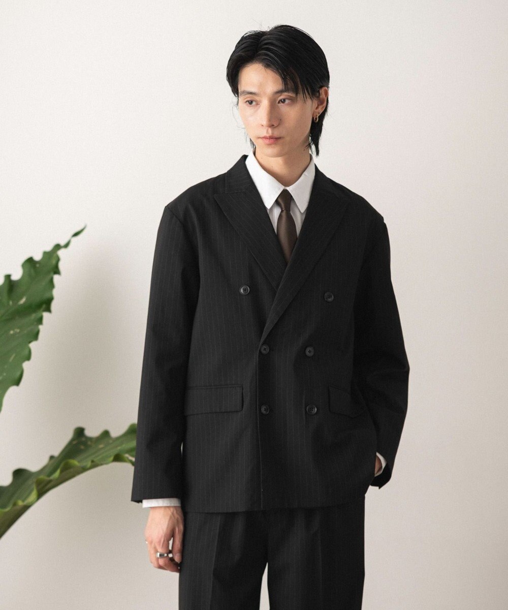 WEGO 【フォーマル/セットアップ対応】ダブルテーラードジャケット 