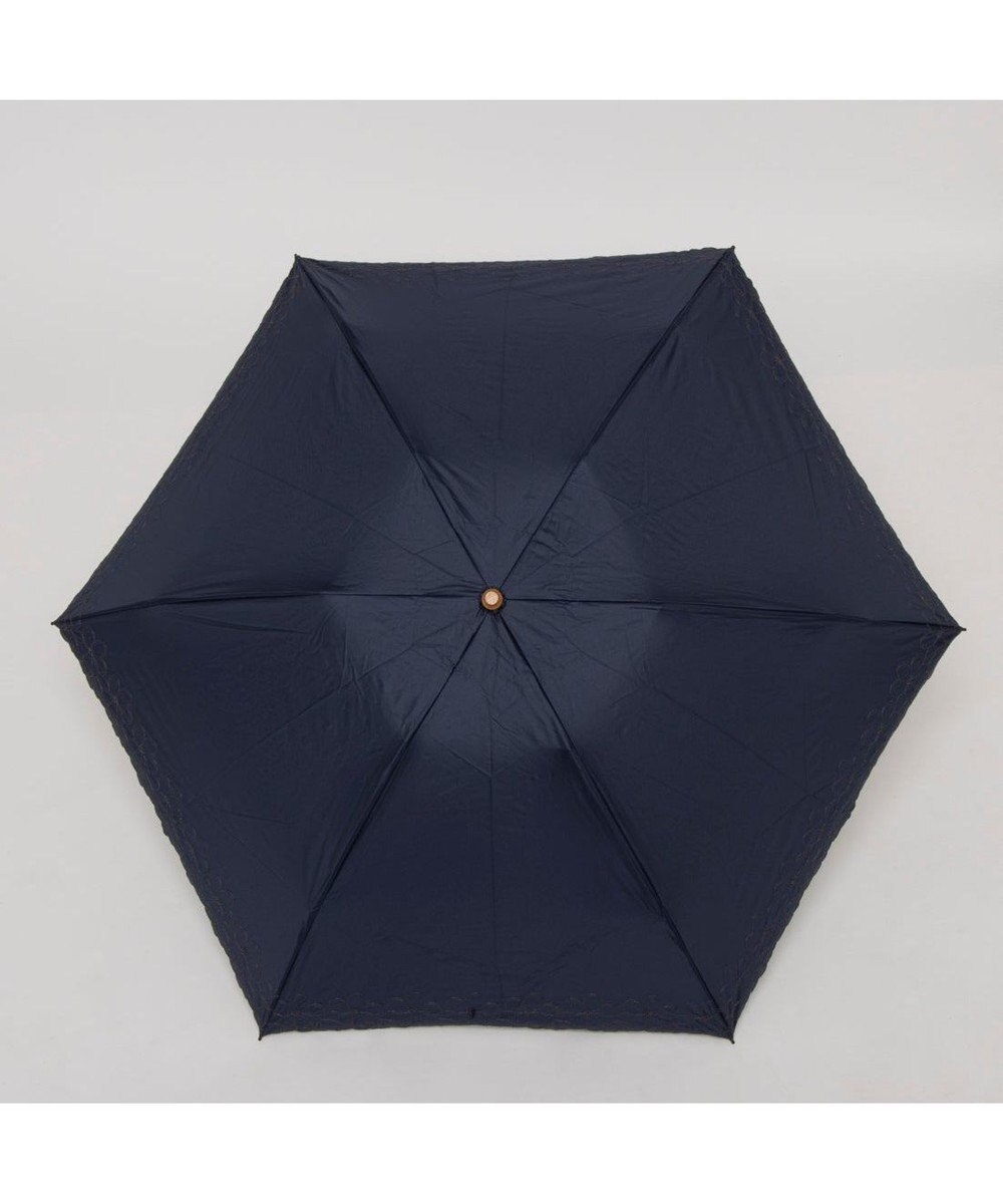 UNBILLION カシュネ cachenez / 【晴雨兼用】【日傘】UV カット率99％以上 PU軽量フラワー刺繍ミニ折りたたみ傘 