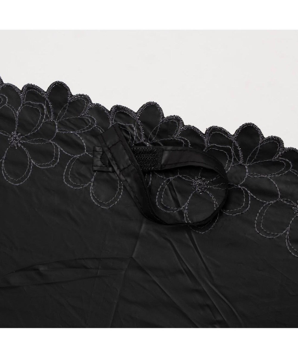 UNBILLION カシュネ cachenez / 【晴雨兼用】【日傘】UV カット率99％以上 PU軽量フラワー刺繍ミニ折りたたみ傘 