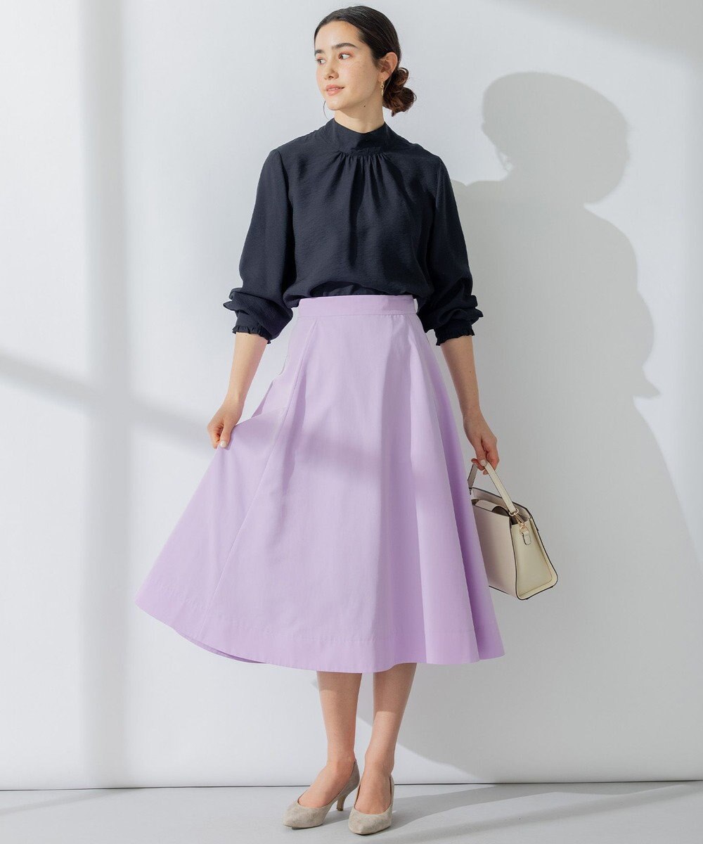 組曲 【5色展開・後ろゴム仕様】カラータフタ スカート 