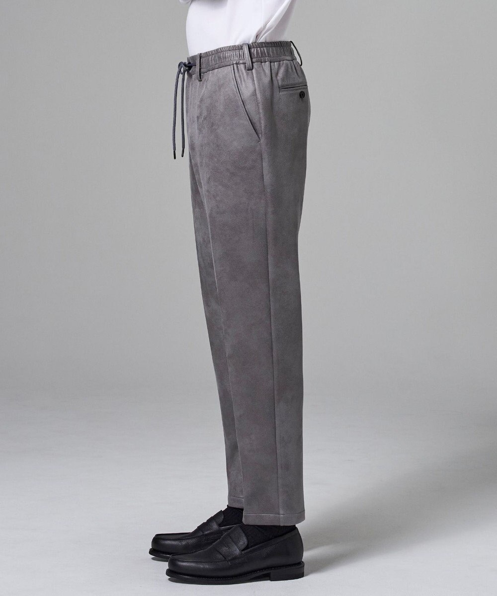 JOSEPH HOMME 【ストレッチ】レザーライクジャージー　ドロスト付きテーパードパンツ / PEGG CONVERTIBLE 