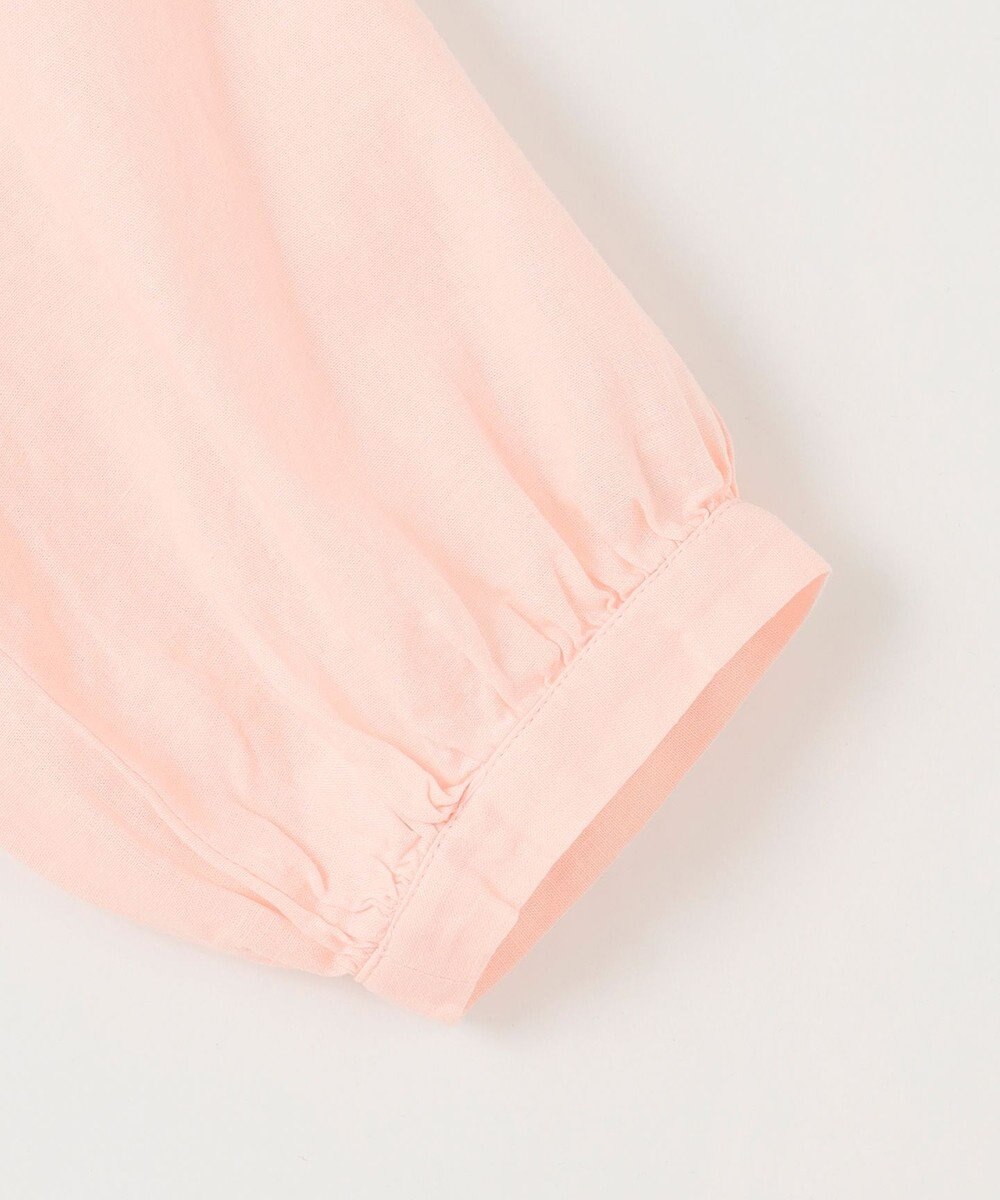 ANY L 【手洗い可能】ヨーロピアンリネンスキッパーネックブラウス 