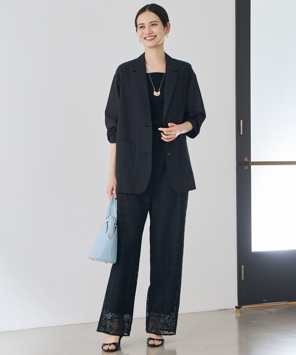 自由区 【カタログ掲載】ジオメトリックレース パンツ 