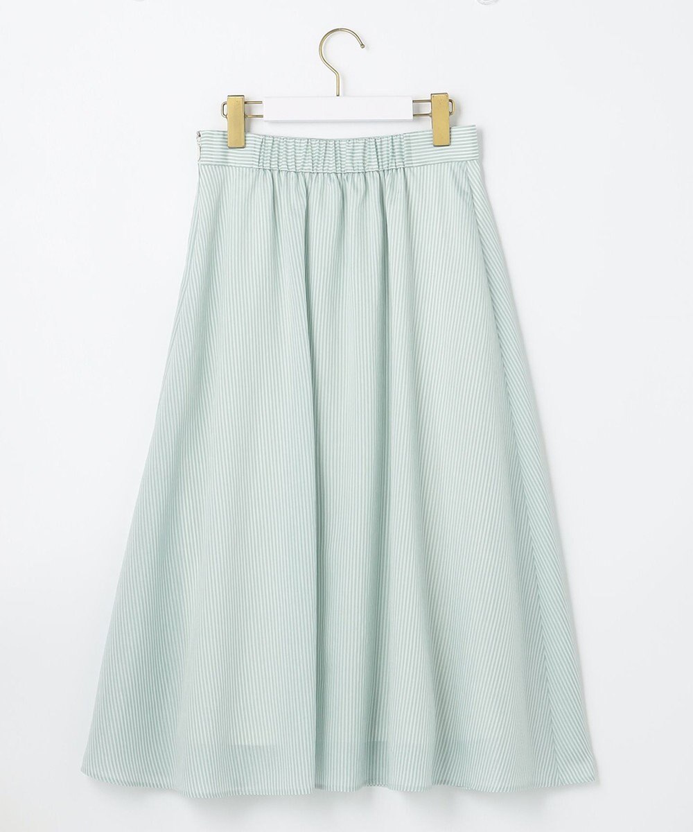 ANY SIS 【洗える】エアリーストライプ スカート 