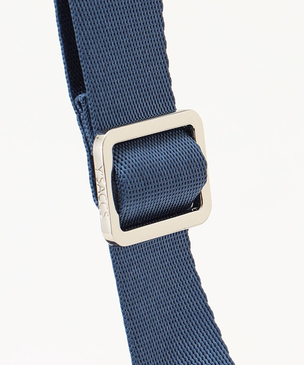 Y'SACCS はっ水ドットジャカード リサイクルレザーコンビ ショルダー 