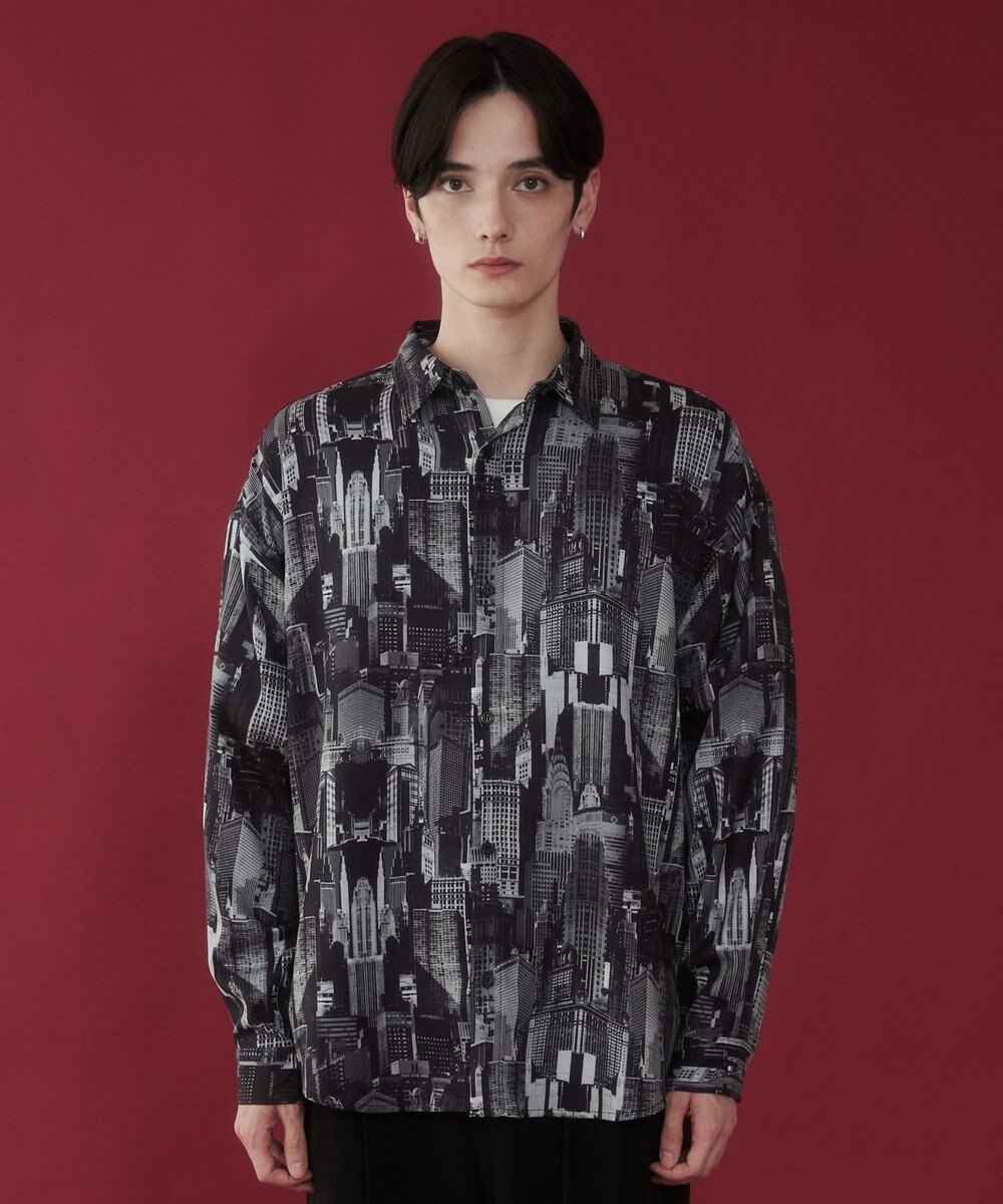 WEGO アムンゼンパターンBIGシャツ（LS） 