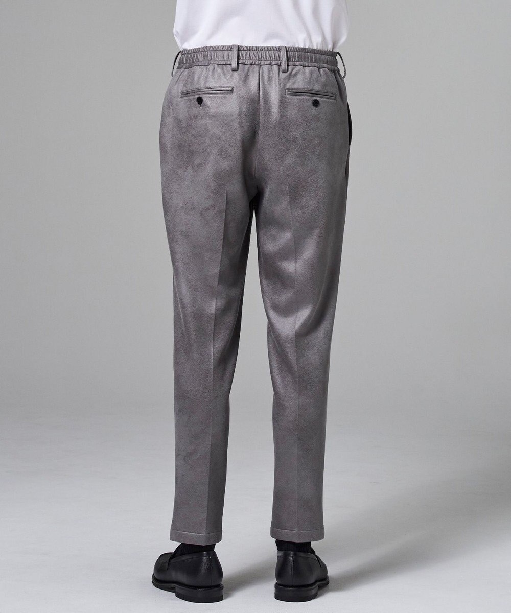 JOSEPH HOMME 【ストレッチ】レザーライクジャージー　ドロスト付きテーパードパンツ / PEGG CONVERTIBLE 