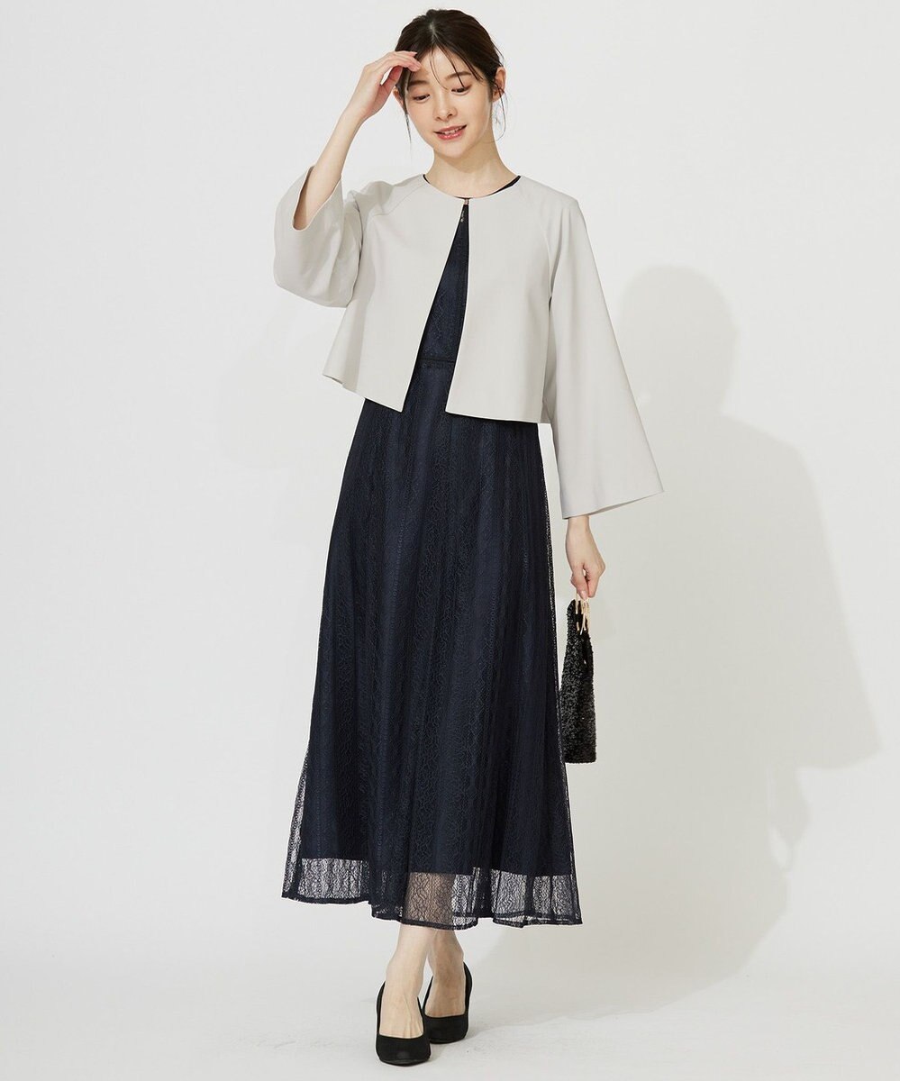 ANY SIS 【洗える】セレモニークロップド ジャケット 