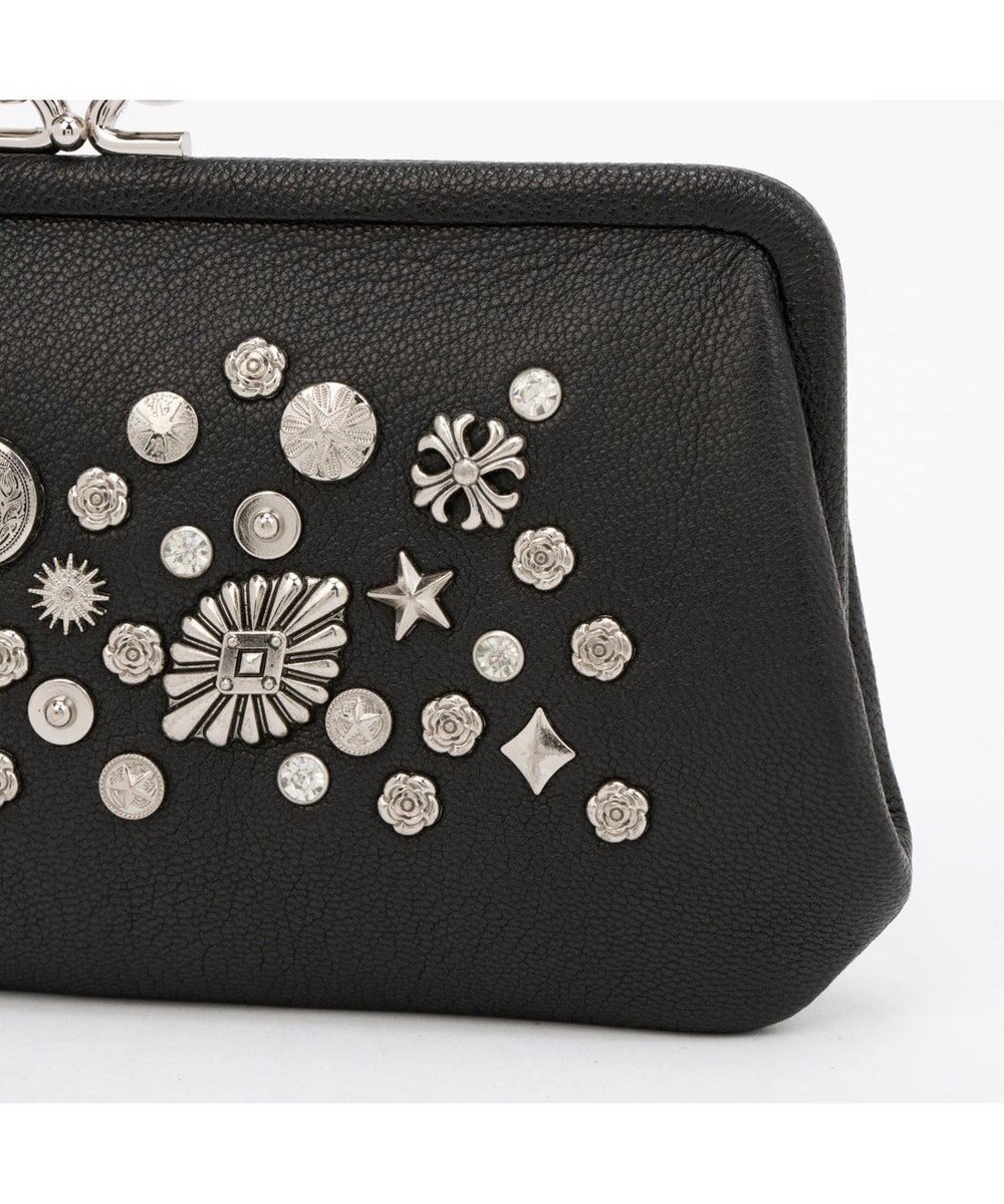 UNBILLION ペルケ perche / マルチスタッズがま口ロングウォレット 