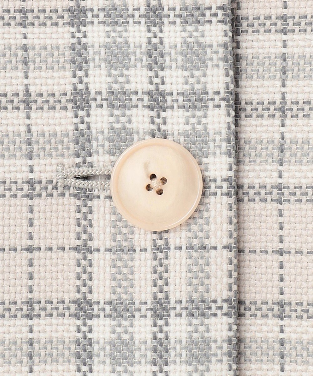 自由区 【洗える】オルタネートチェック コート 