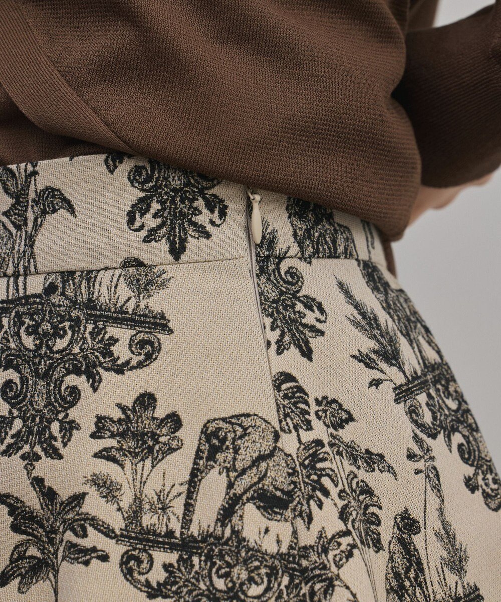 GRACE CONTINENTAL アニマルジャガードスカート 