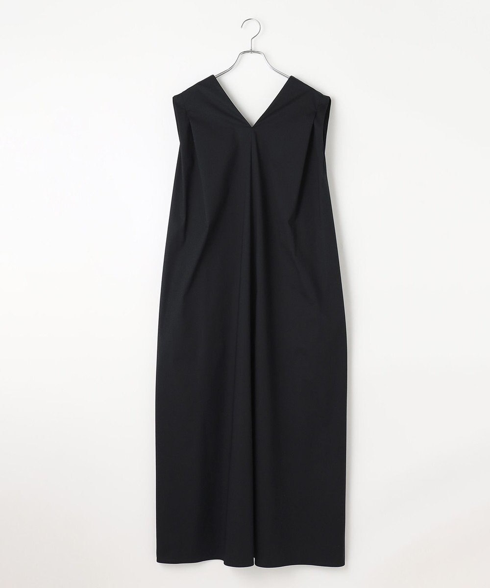 #Newans 【ANSWER for モダンベーシック】ダブルVネックロングワンピース 