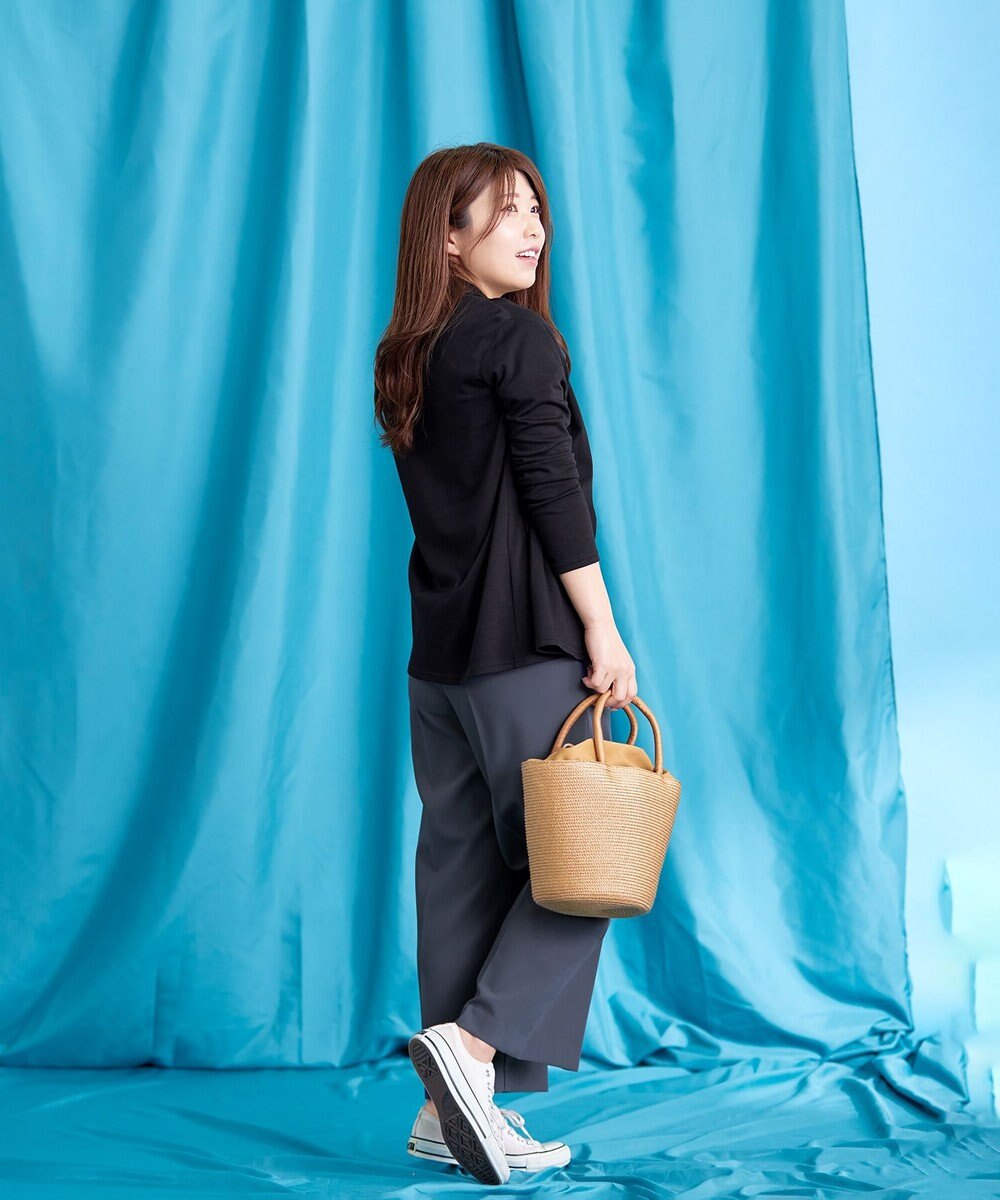 Tiaclasse 【洗える】刺繍ロゴシンプルTシャツ 