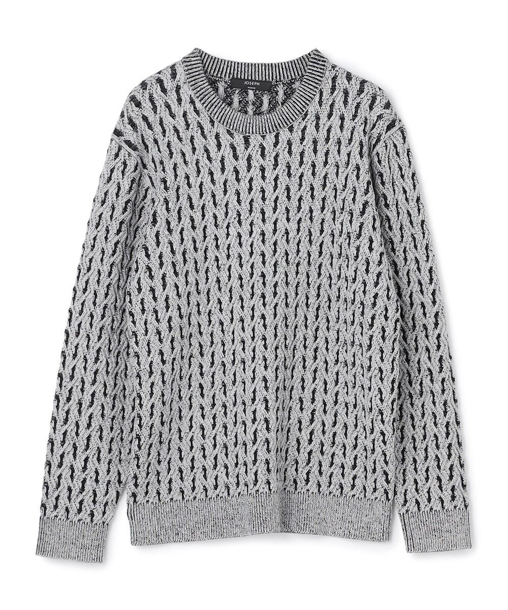 JOSEPH HOMME 【新柄】モロッカンクリスタル　クルーネックニット 