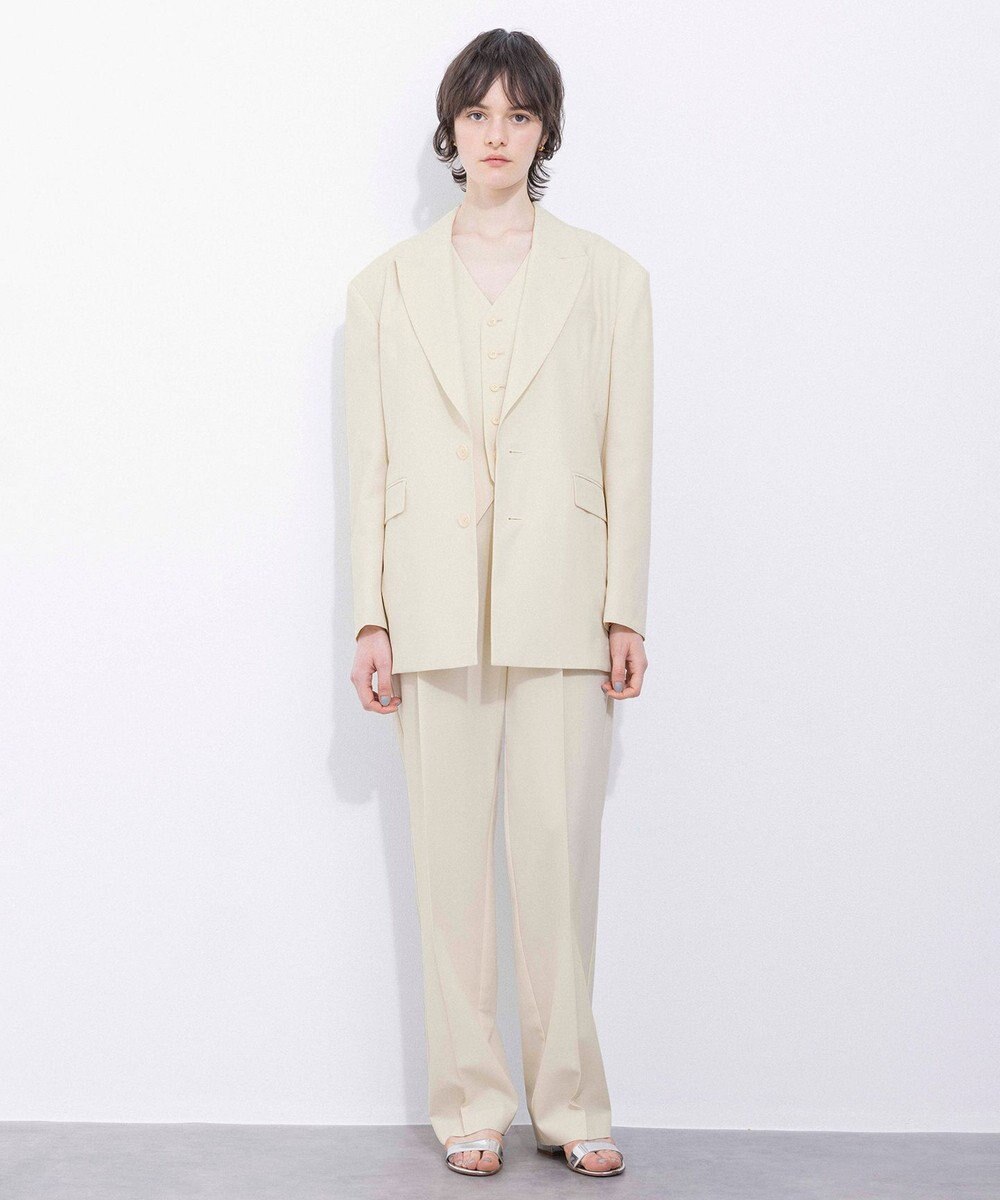 NAVE 【Nave・セットアップ可】ウールポリエステルツイルジャケット 