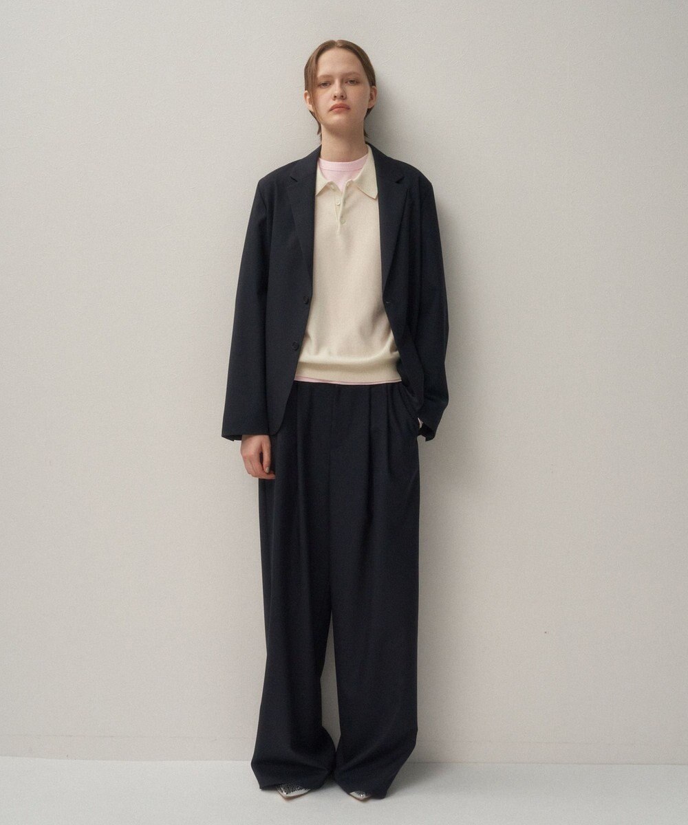 ATON 【26FW】WOOL TROPICAL | ワイドイージーパンツ 