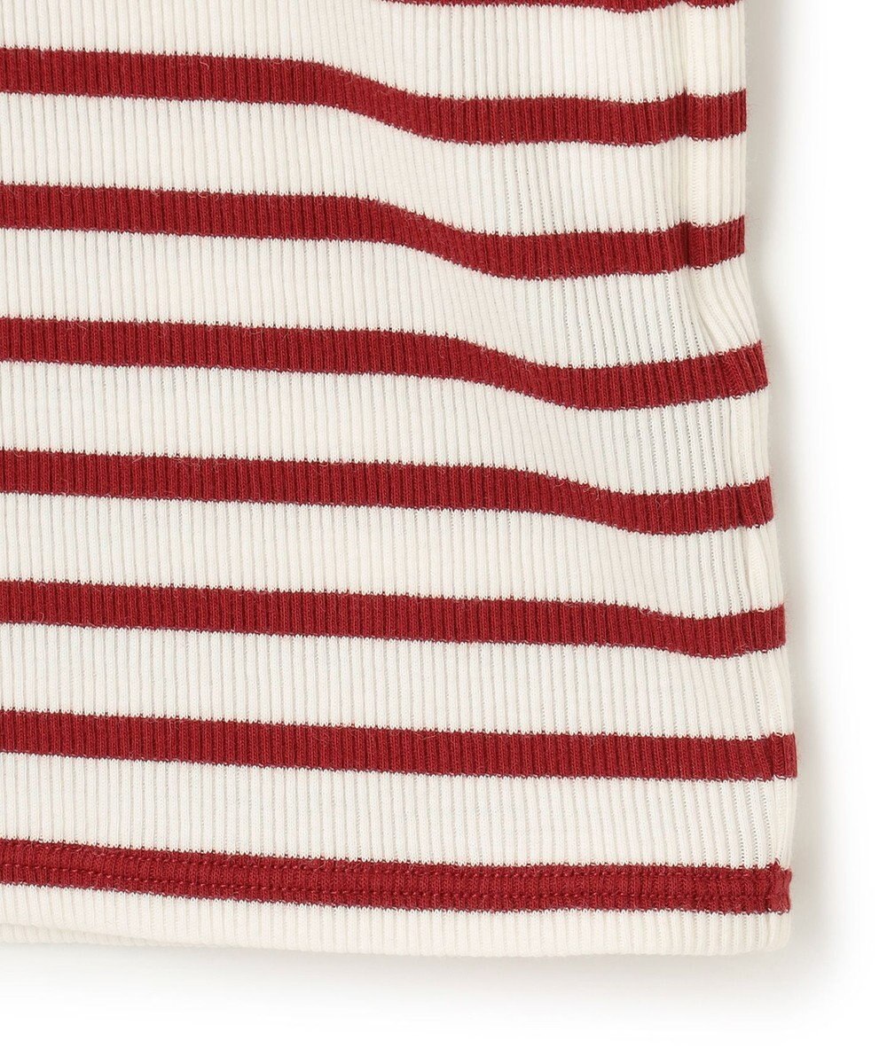 23区 S オーガニックコットンリブ タートルネック カットソー 