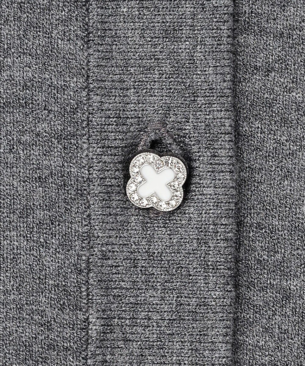 組曲 【先行予約】アトランダムビジューボタンカーディガン 