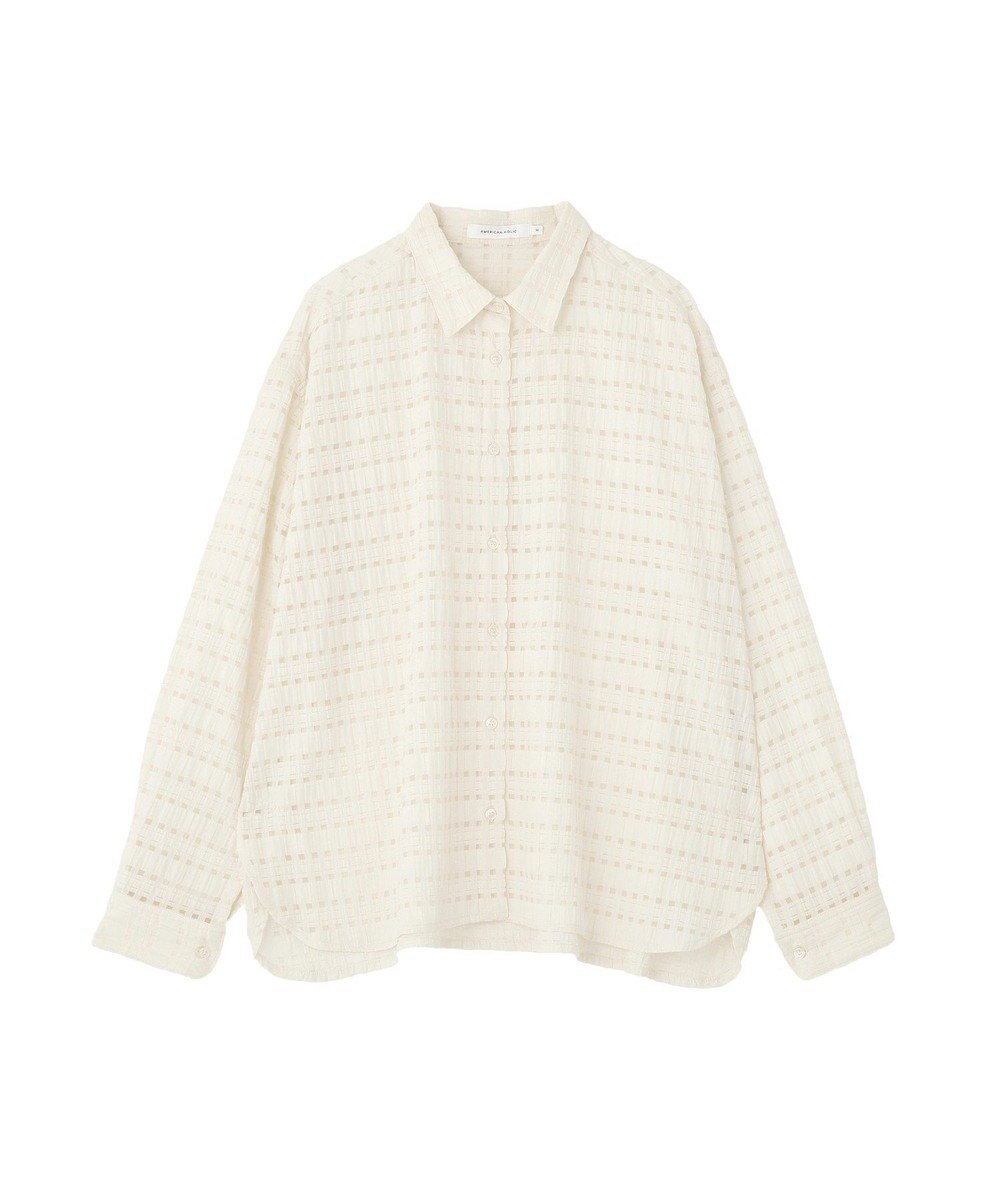 AMERICAN HOLIC シアーチェックシャツ 