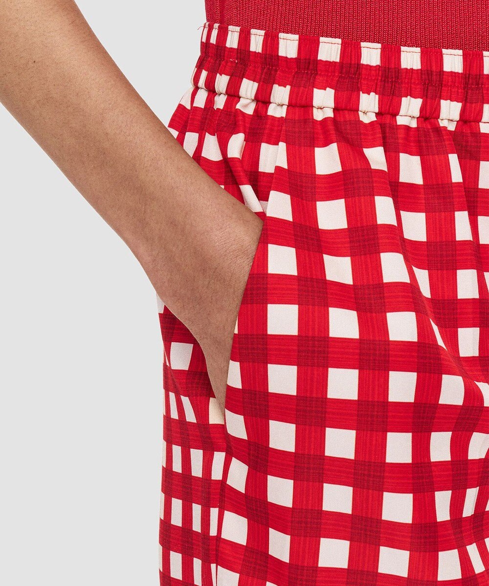 JOSEPH ヴィシー コットンシルク　クロップドトラウザーズ 