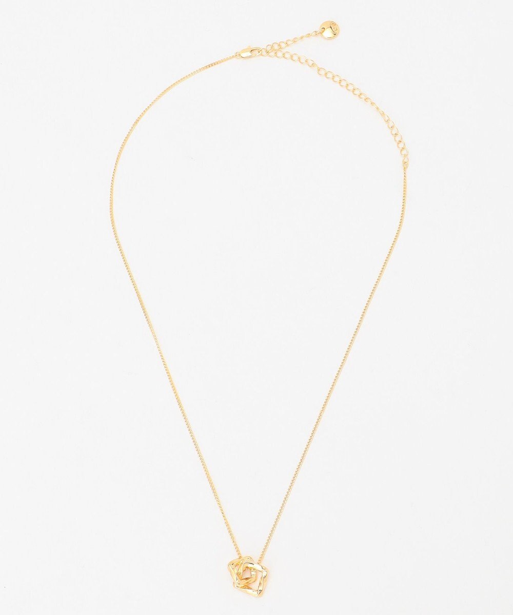 ICB ツイストスクエアネックレス 