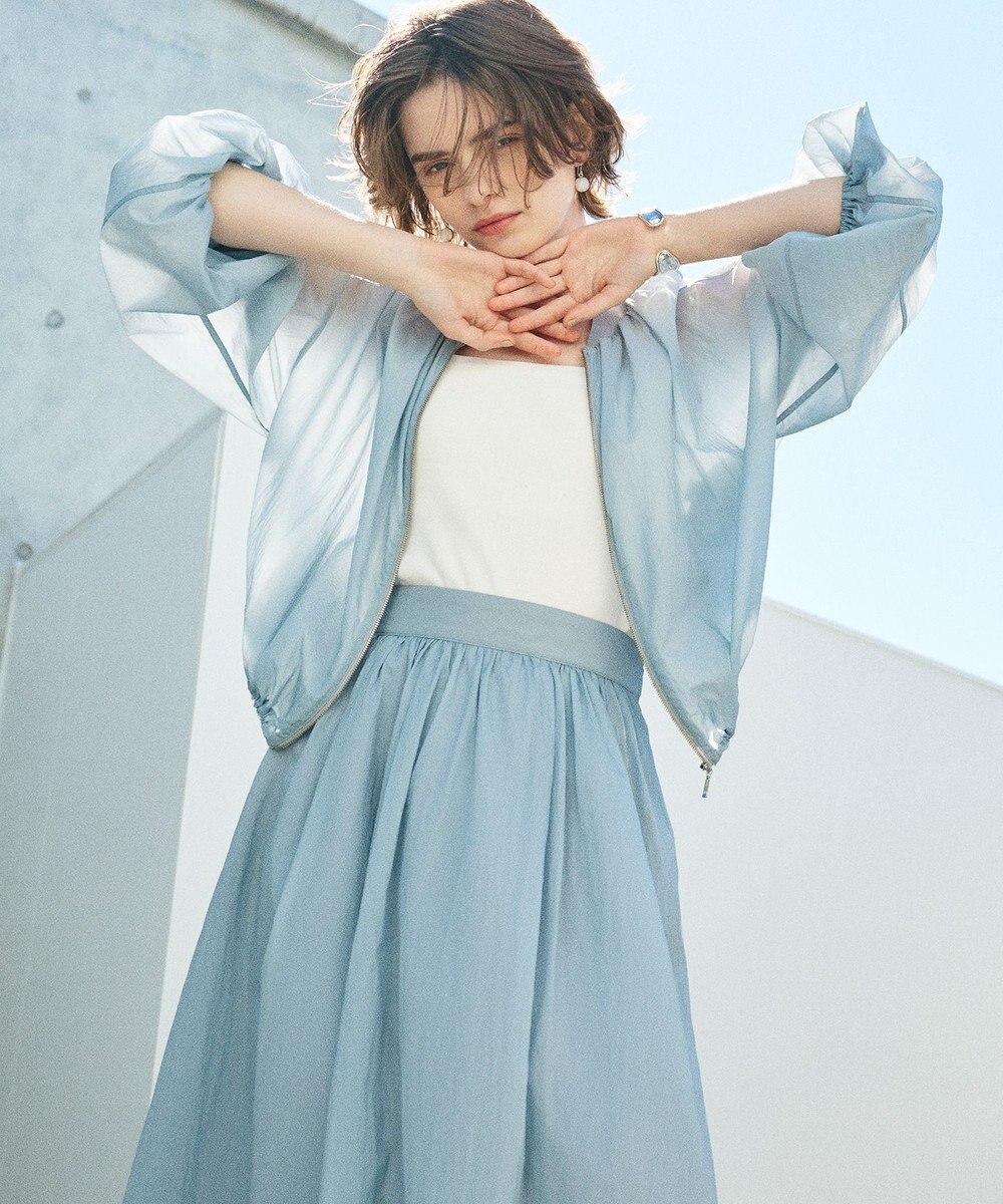 uncrave 【撥水・洗濯機洗い可】シアープルーフナイロン フレアスカート（uncrave STANDARD） 