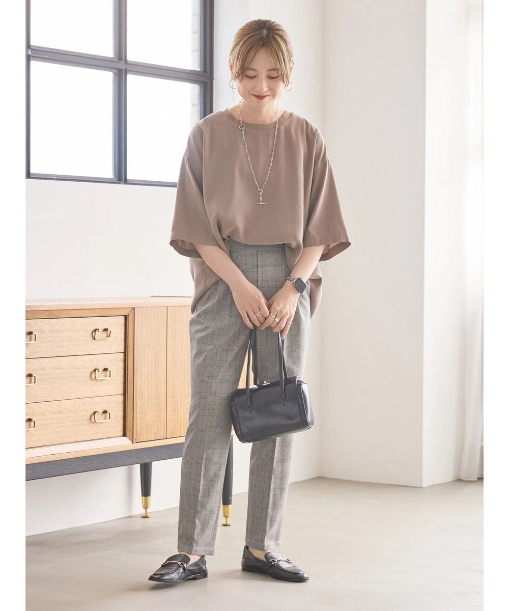 AMERICAN HOLIC 接触冷感　衿リブブラウソー 