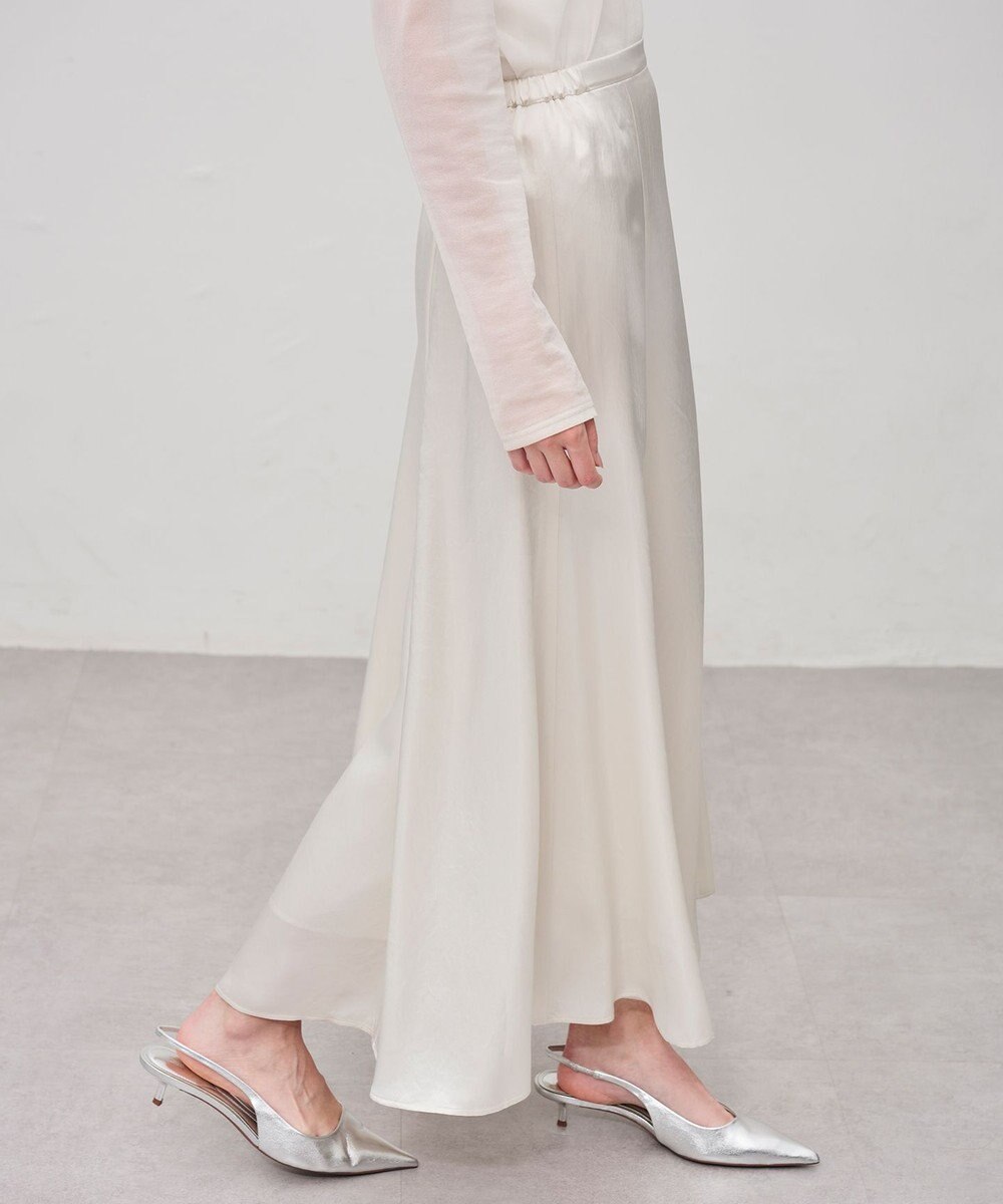 uncrave アセテートヴィンテージサテン マーメイドスカート 