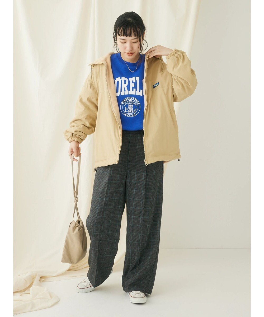 CRAFT STANDARD BOUTIQUE ナイロン×裏フリースリバーシブルブルゾンＬ／Ｓ 