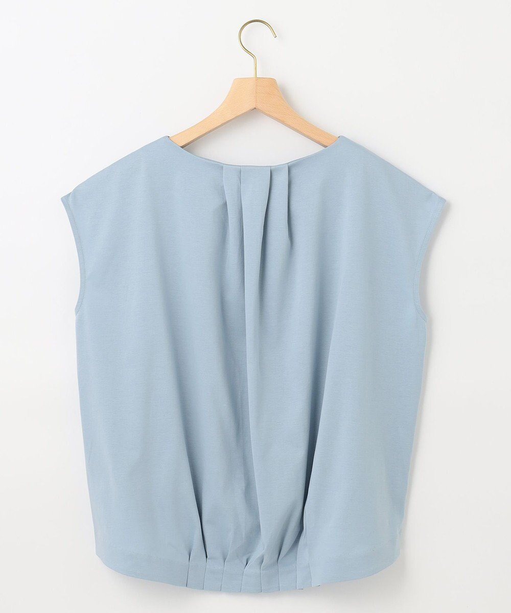 組曲 L 【WEB限定】シルケットポンチフレンチスリーブ カットソー 