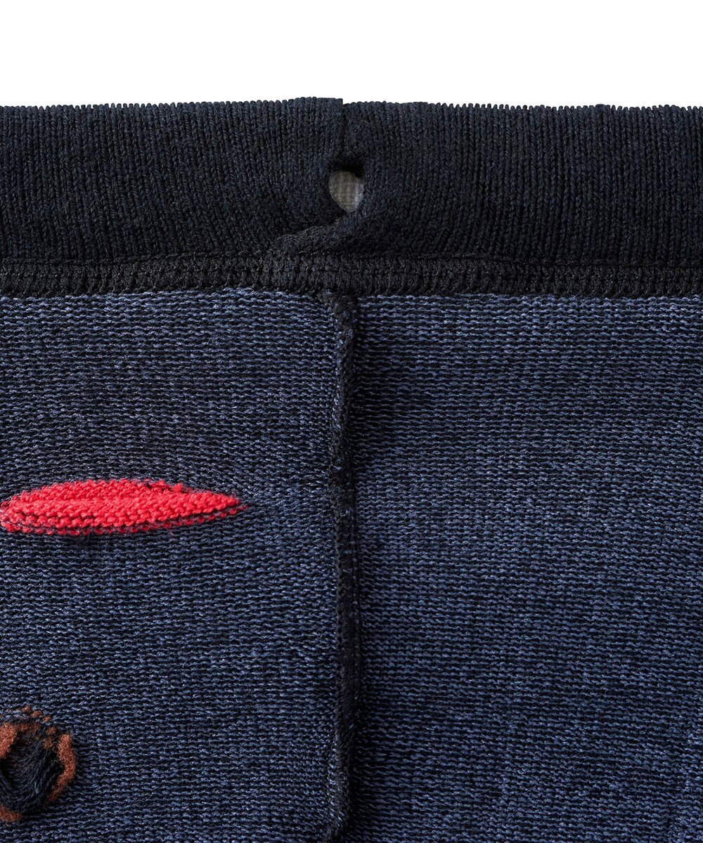 MIKI HOUSE HOT BISCUITS 【70-100cm】 顔ドン のびのび ベビースパッツ 