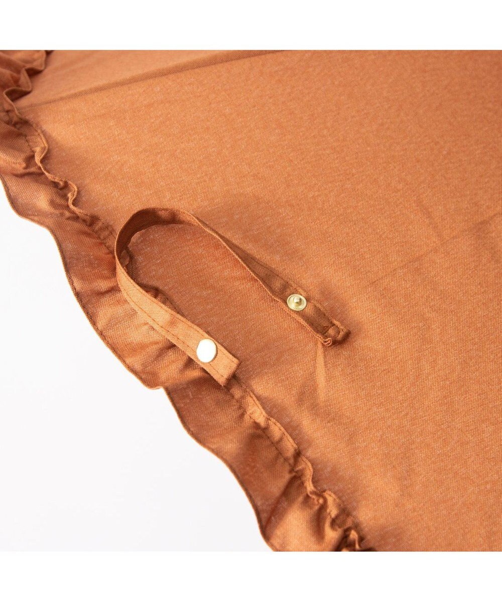 UNBILLION カシュネ cachenez / 【晴雨兼用】【日傘】 シャンプレーフリルトップレス折りたたみ傘 