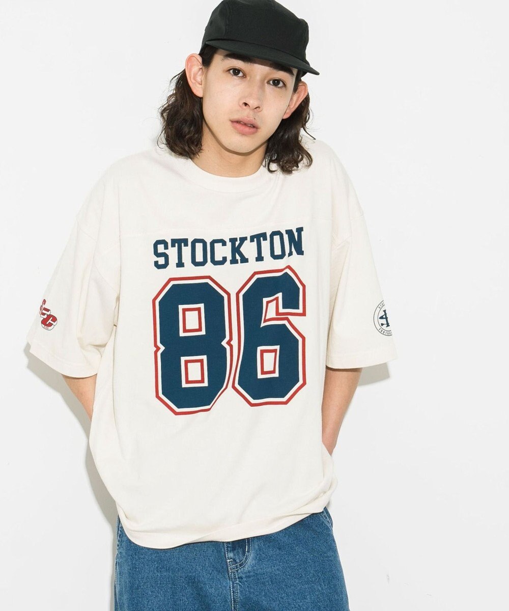 WEGO 【ユニセックス着用ITEM/手洗い可/MLサイズ】フットボールBIG　T（S） 