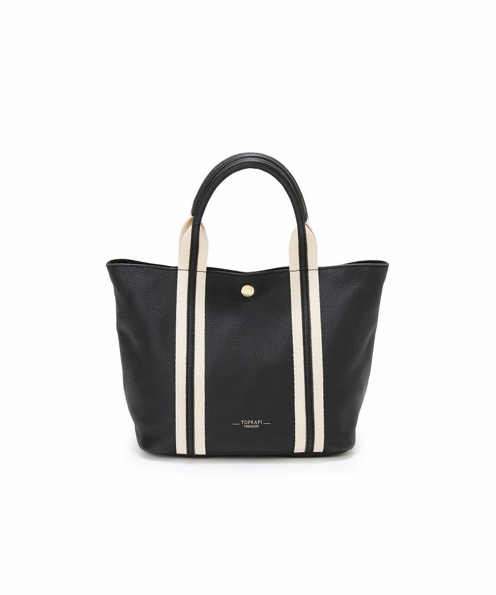 TOPKAPI 【TREASURE TOPKAPI】ソフトシュリンク テープコンビ ミニ トート バッグ ショルダーベルト付 