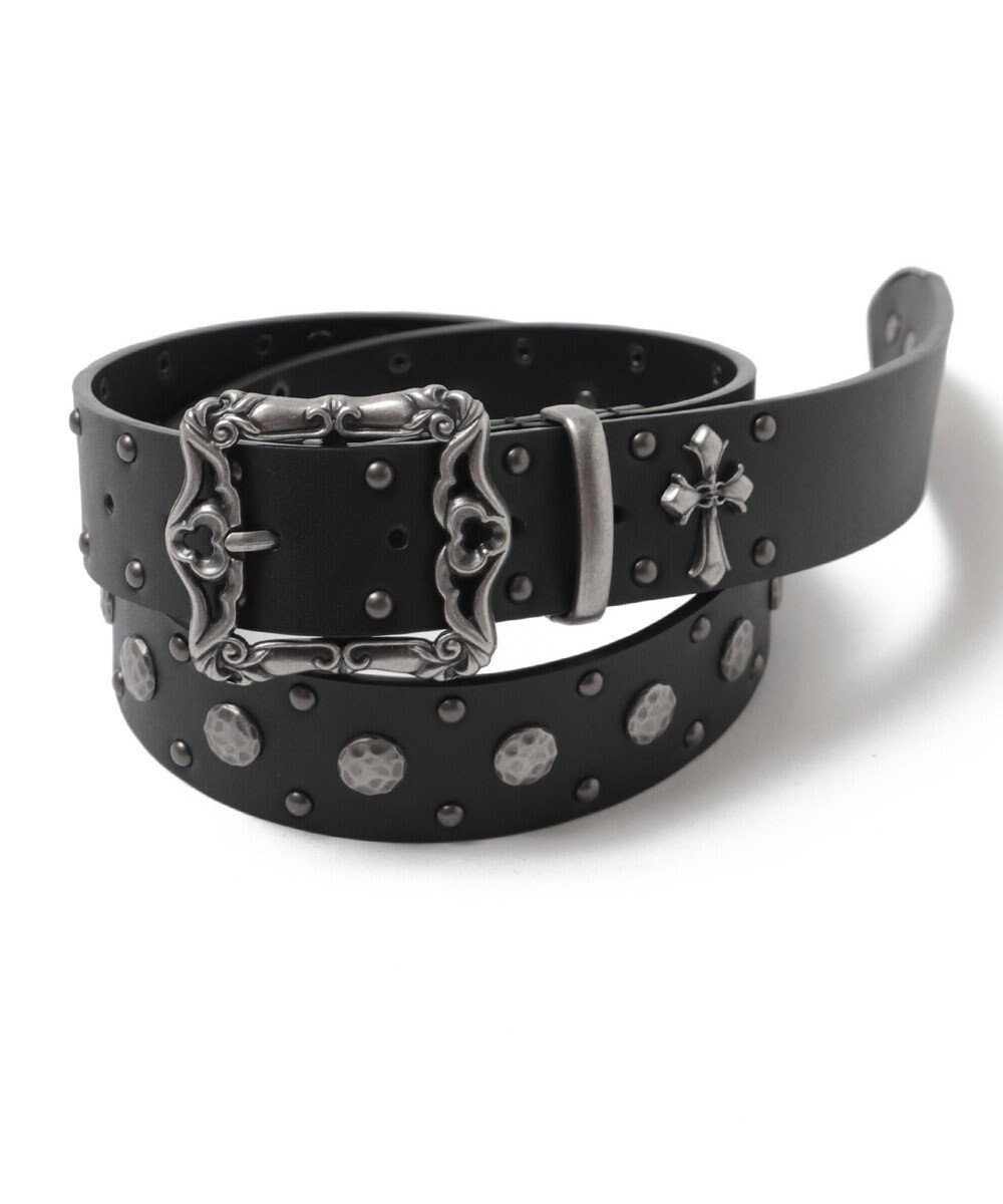 WEGO Mクロスモチーフスタッズベルト 