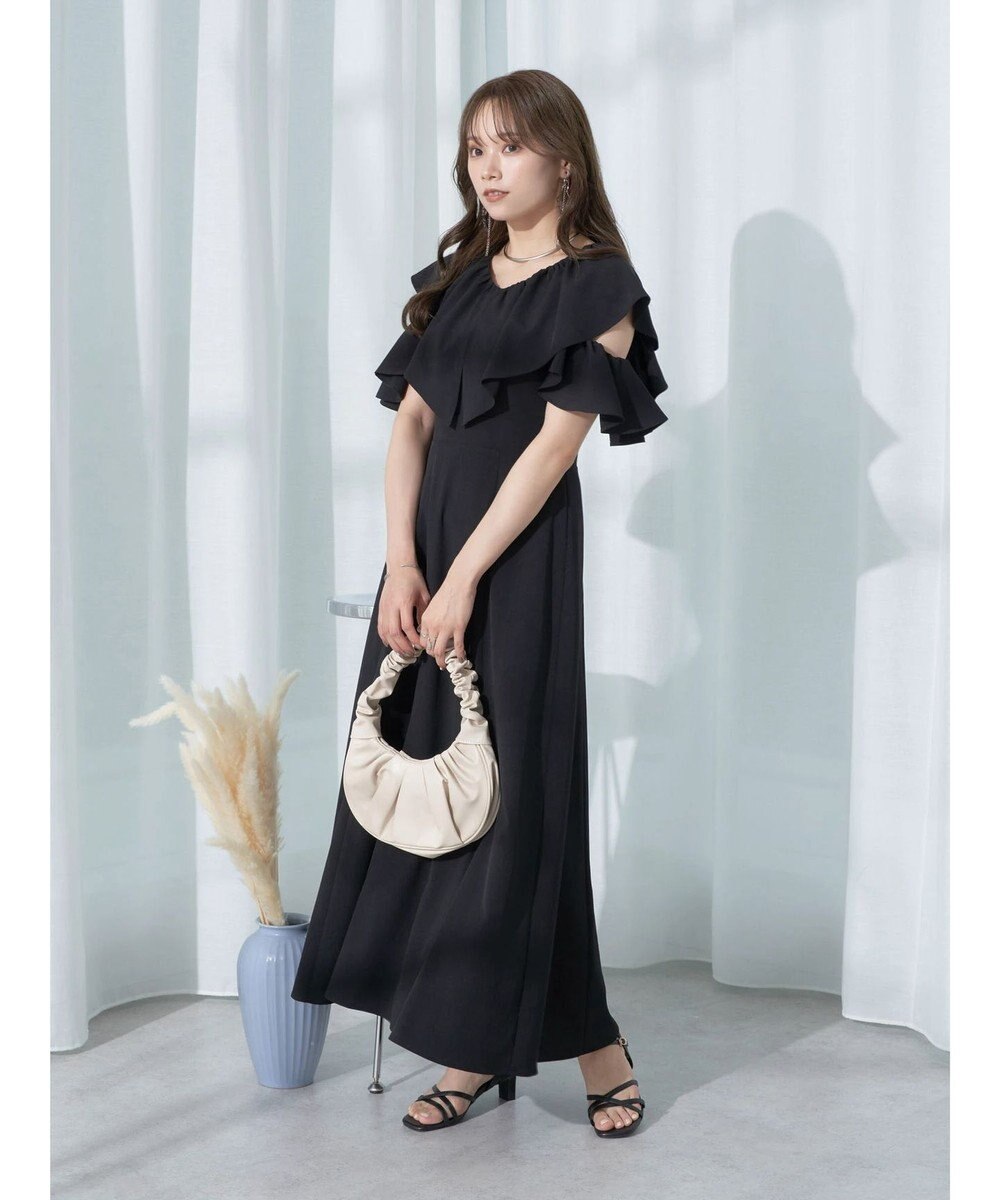 earth music&ecology ２ＷＡＹ　フリルスリーブワンピース 
