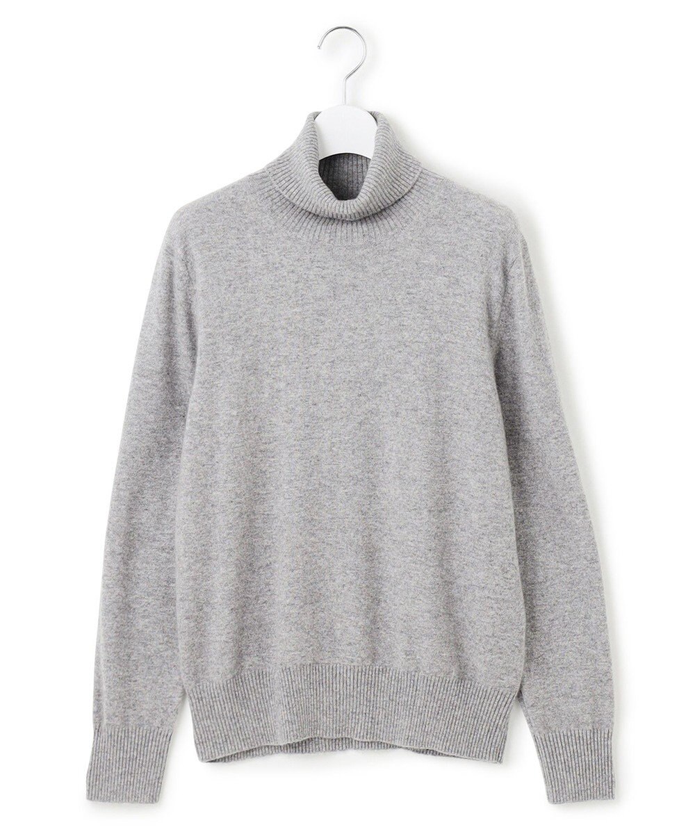 23区 L 【滝沢眞規子さん着用/Oggi掲載/洗える】ピュアカシミヤ タートルネック ニット 