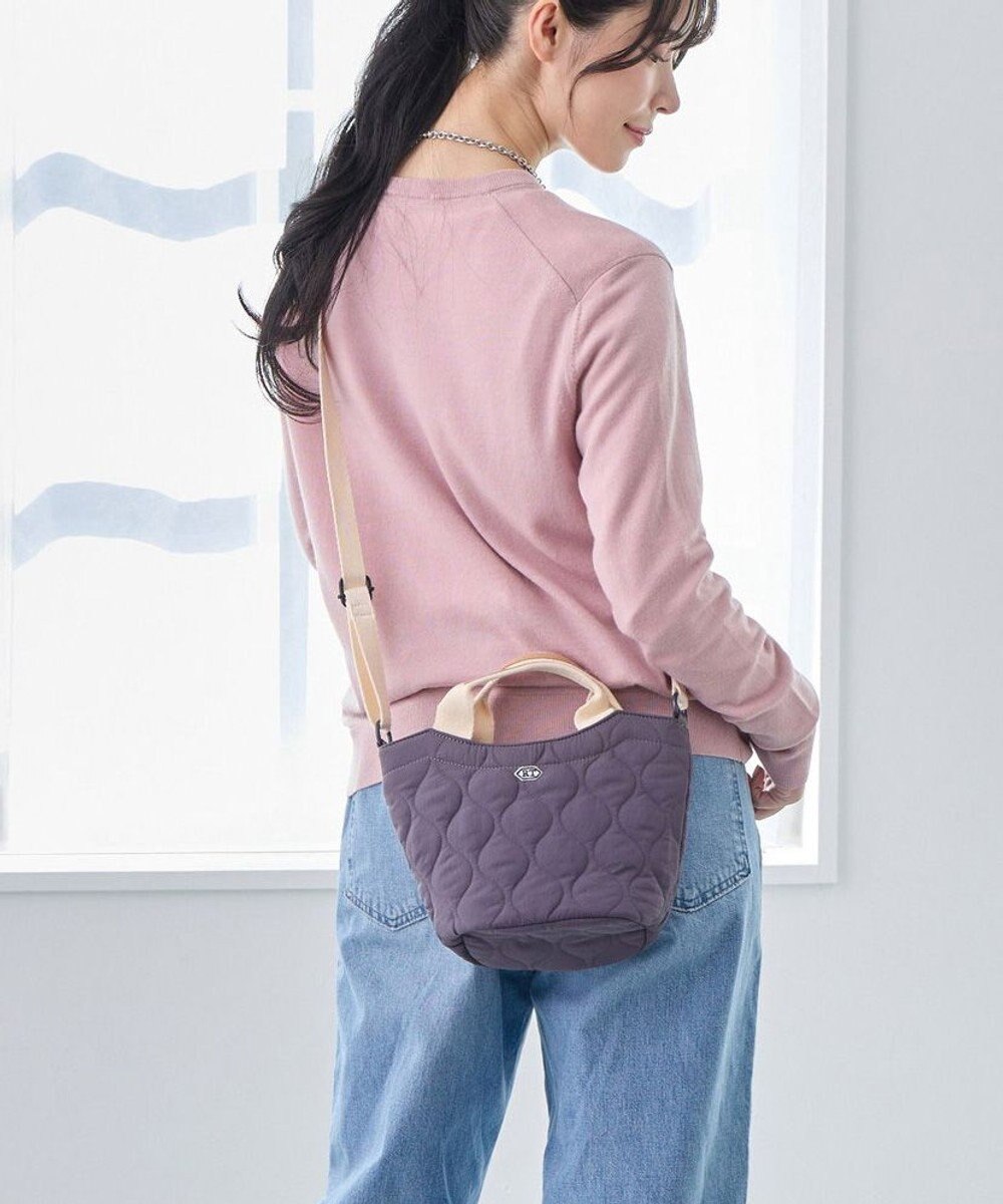 ROOTOTE 3632【軽量コンパクト】SN.べビール―.2way.ミリタリーキルト-A 