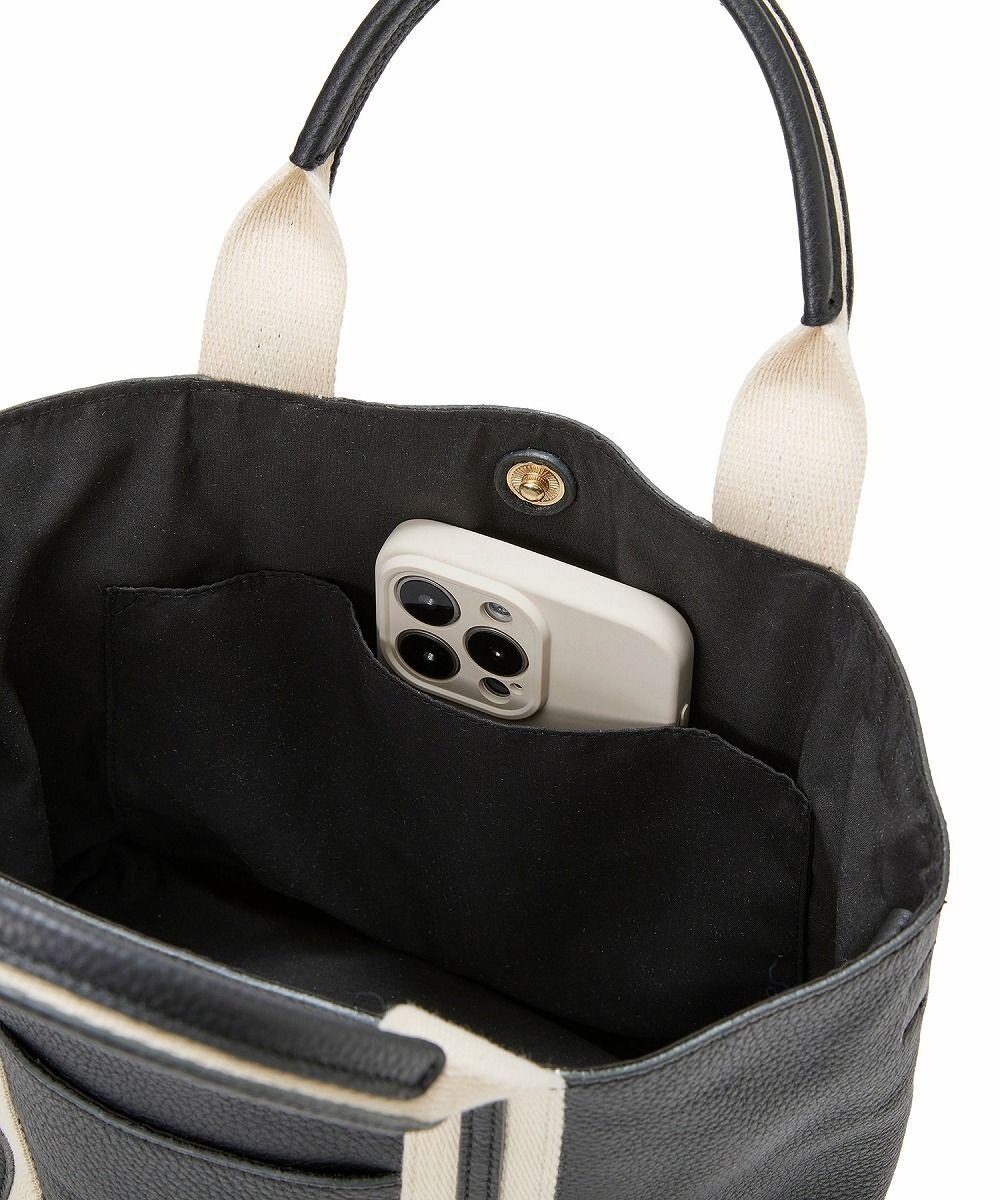 TOPKAPI 【TREASURE TOPKAPI】ソフトシュリンク テープコンビ ミニ トート バッグ ショルダーベルト付 