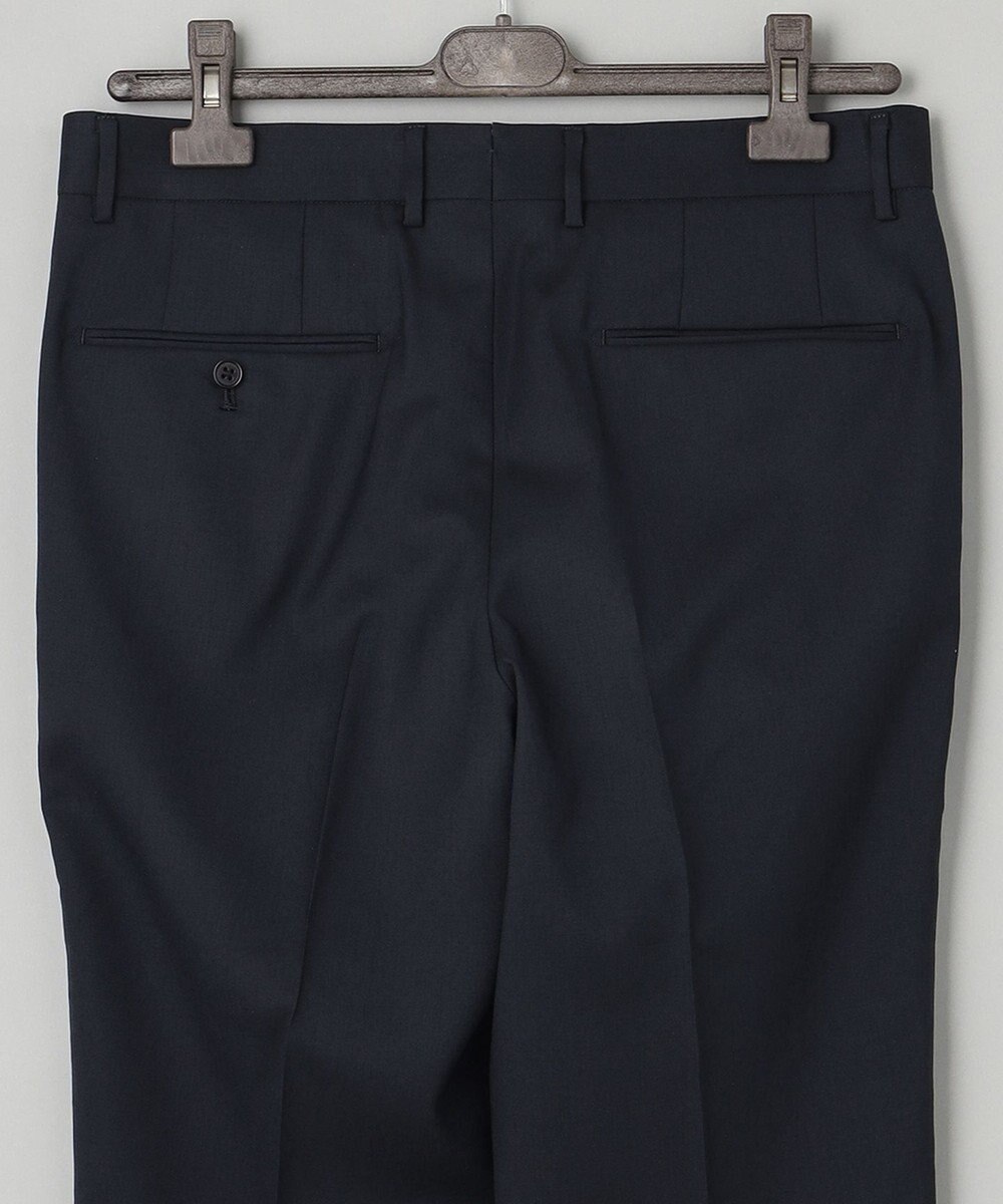 GOTAIRIKU ロングセラー【洗える/折り目加工/シワになりにくい/ウエストアジャスター】ウォッシャブル サマーウール100％パンツ_定番色(1タック)23年モデル 