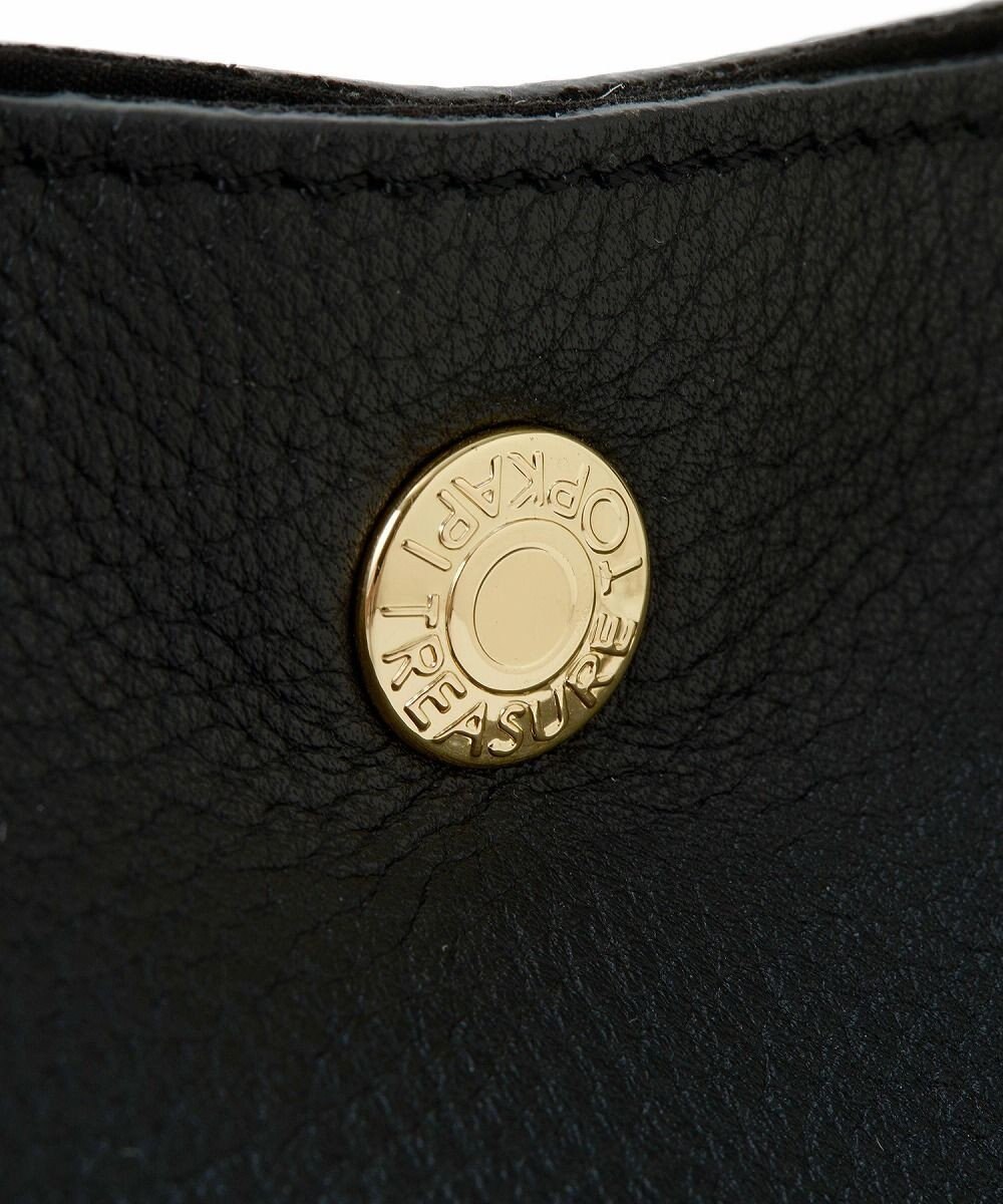 TOPKAPI 【TREASURE TOPKAPI】ソフトシュリンク テープコンビ ミニ トート バッグ ショルダーベルト付 