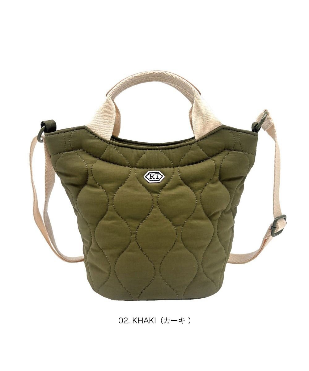 ROOTOTE 3632【軽量コンパクト】SN.べビール―.2way.ミリタリーキルト-A 