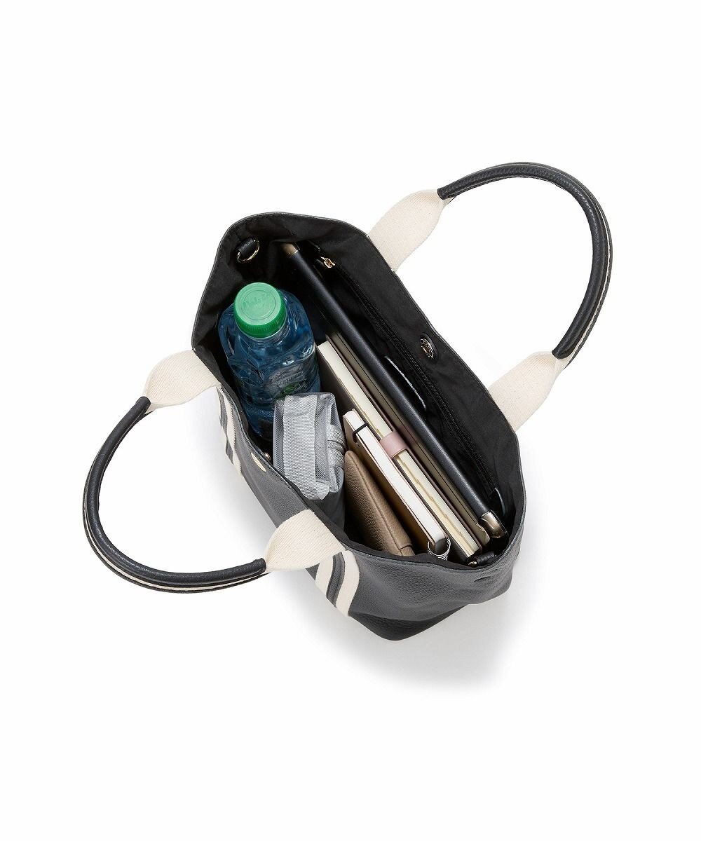 TOPKAPI 【TREASURE TOPKAPI】ソフトシュリンク テープコンビ ミニ トート バッグ ショルダーベルト付 