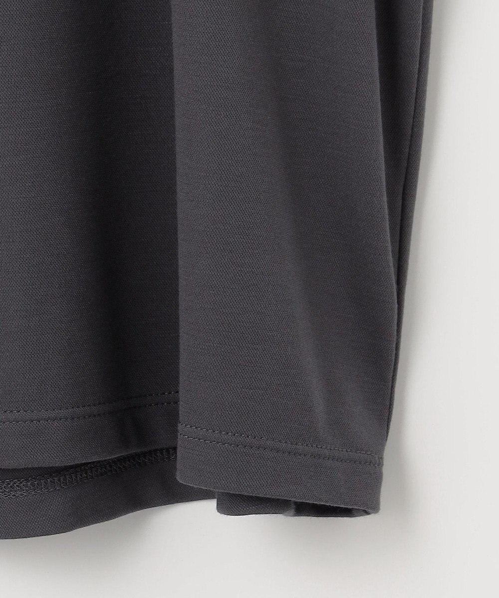 ANY ストレッチピケフリルTシャツ 