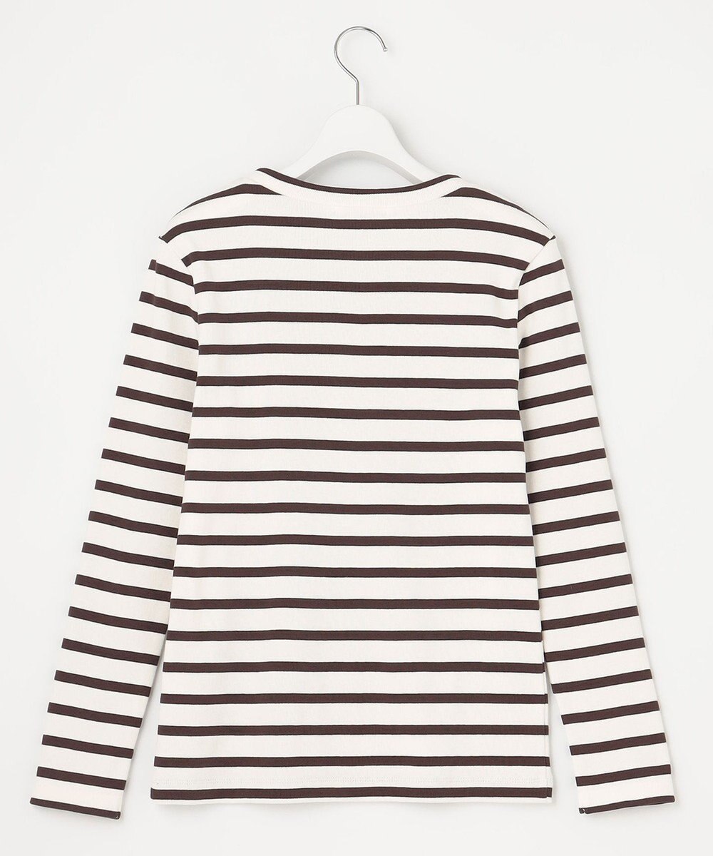 23区 L 【SLOW/洗える】ミドルフライスジャージー ロングTシャツ 