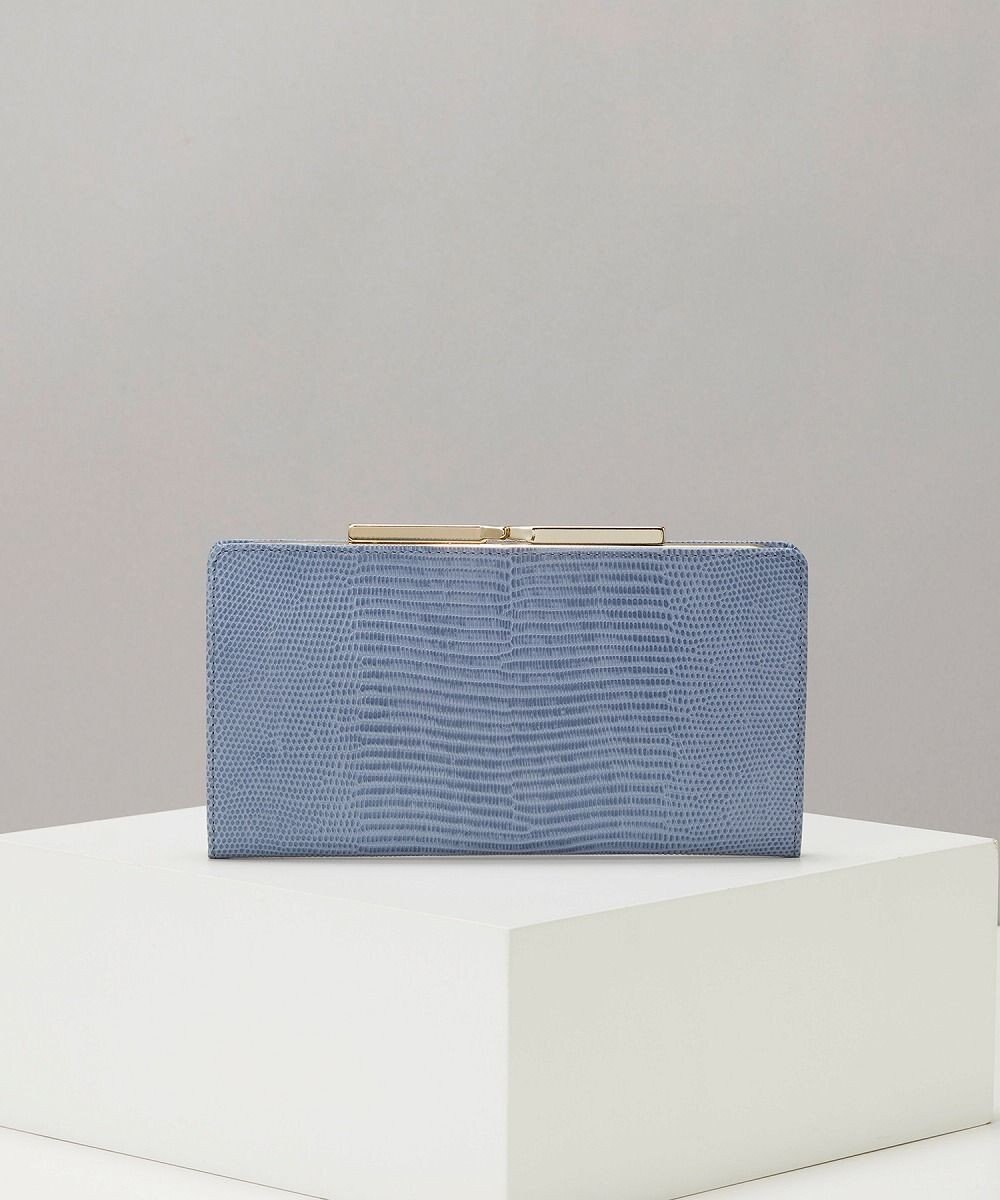 TOPKAPI 【TOPKAPI】イタリアンレザーリザード型押し がま口長財布 LUCIA ルチア 