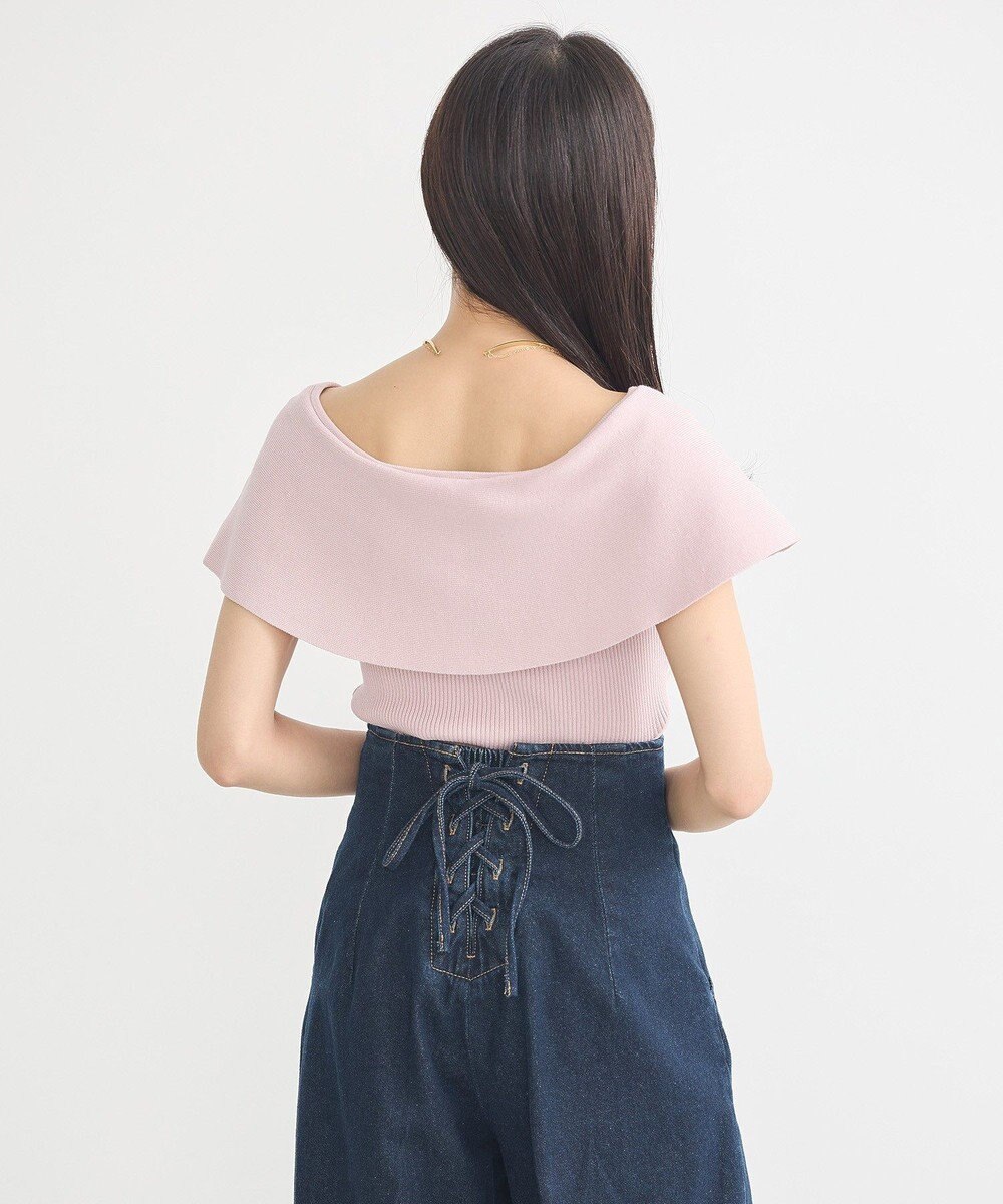 earth music&ecology ビッグカラーノースリニットトップス 