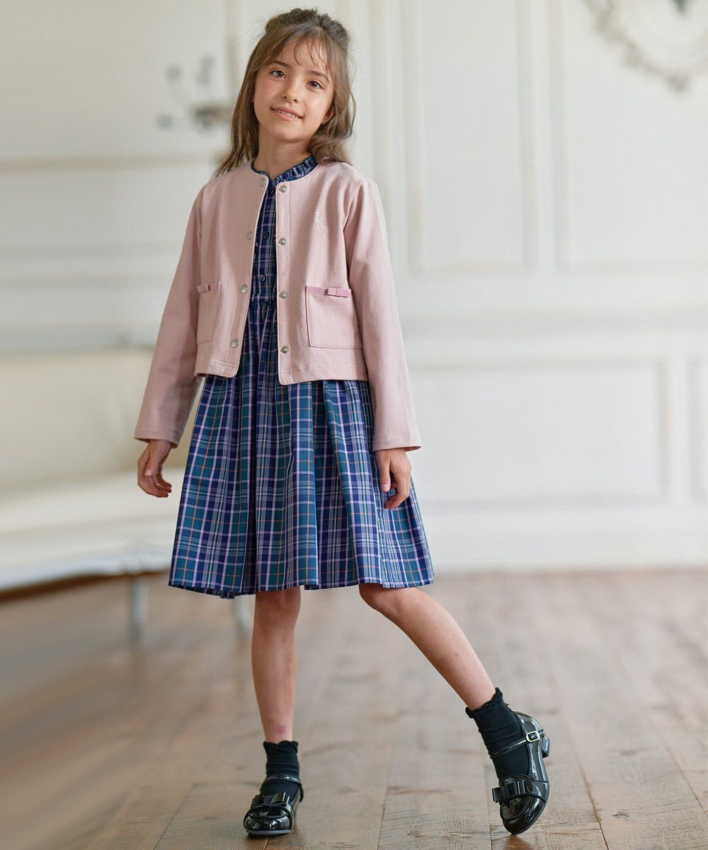 組曲 KIDS 【110-140㎝】ブリティッシュ ワンピース 