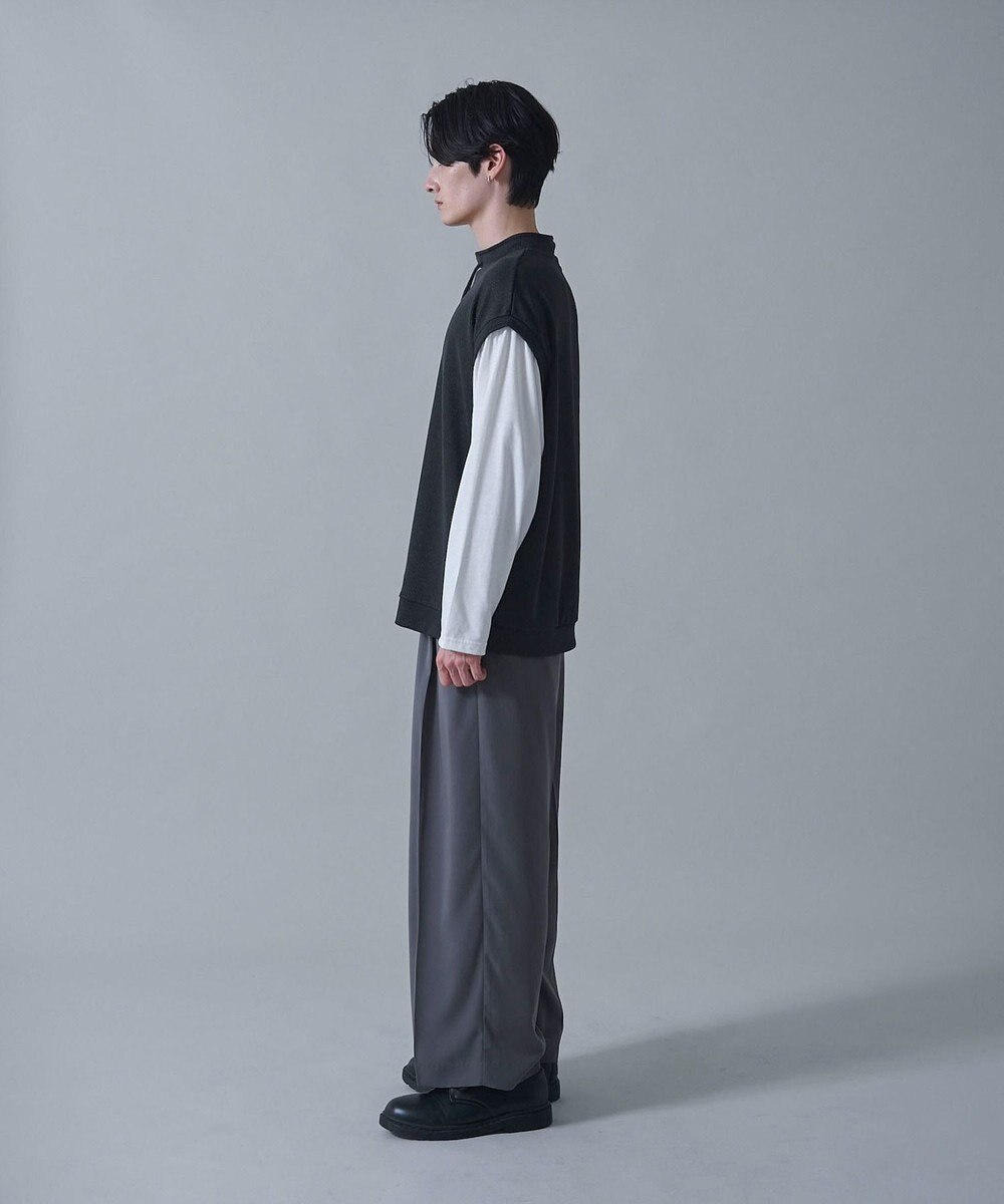 WEGO フェイクレイヤードモックネックベストT（LS） 
