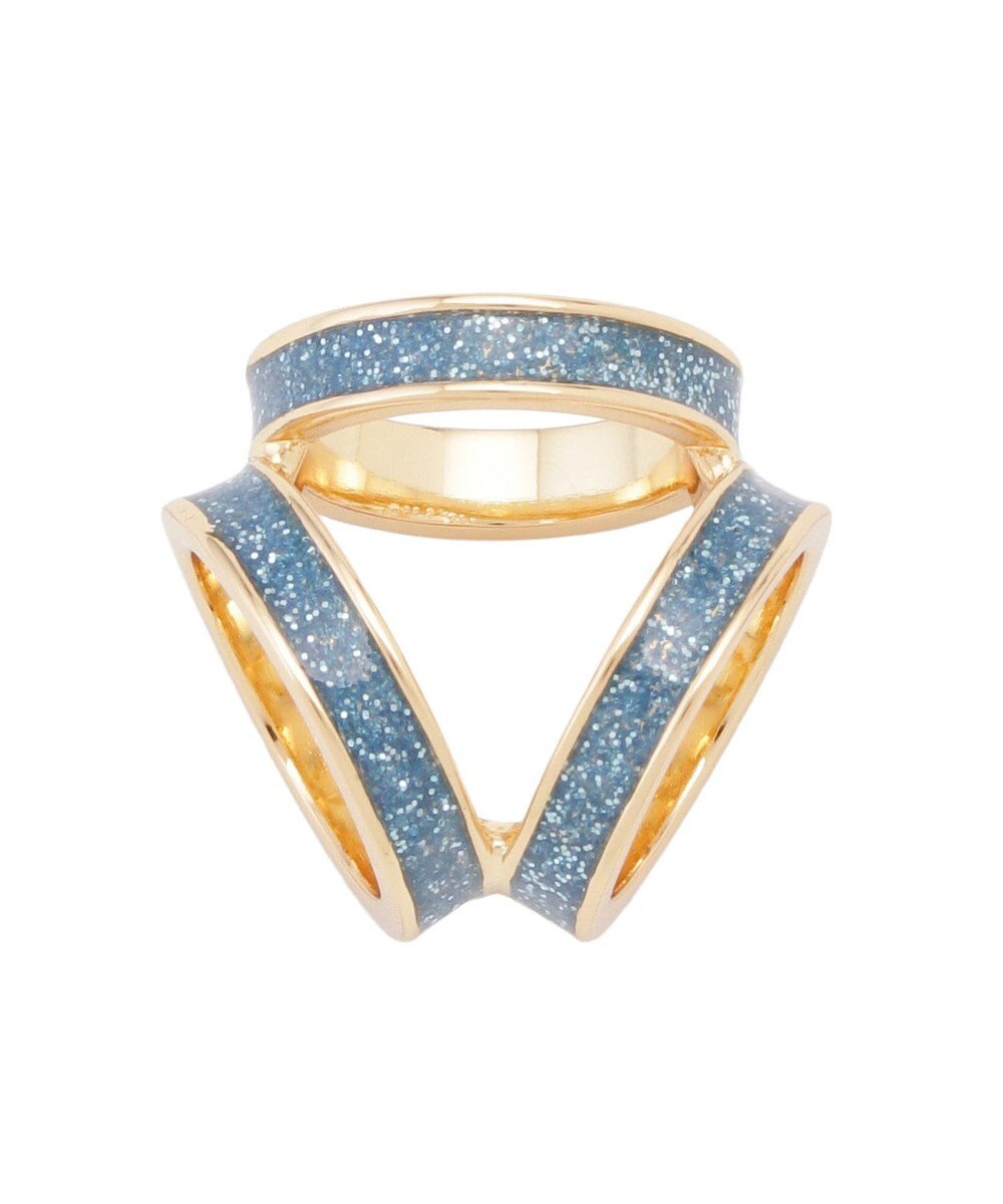 MOONBAT Luna Luce(ルナルーチェ)スカーフリング ラメ 3 Ring お手持ちのスカーフを通すだけ ギフト 